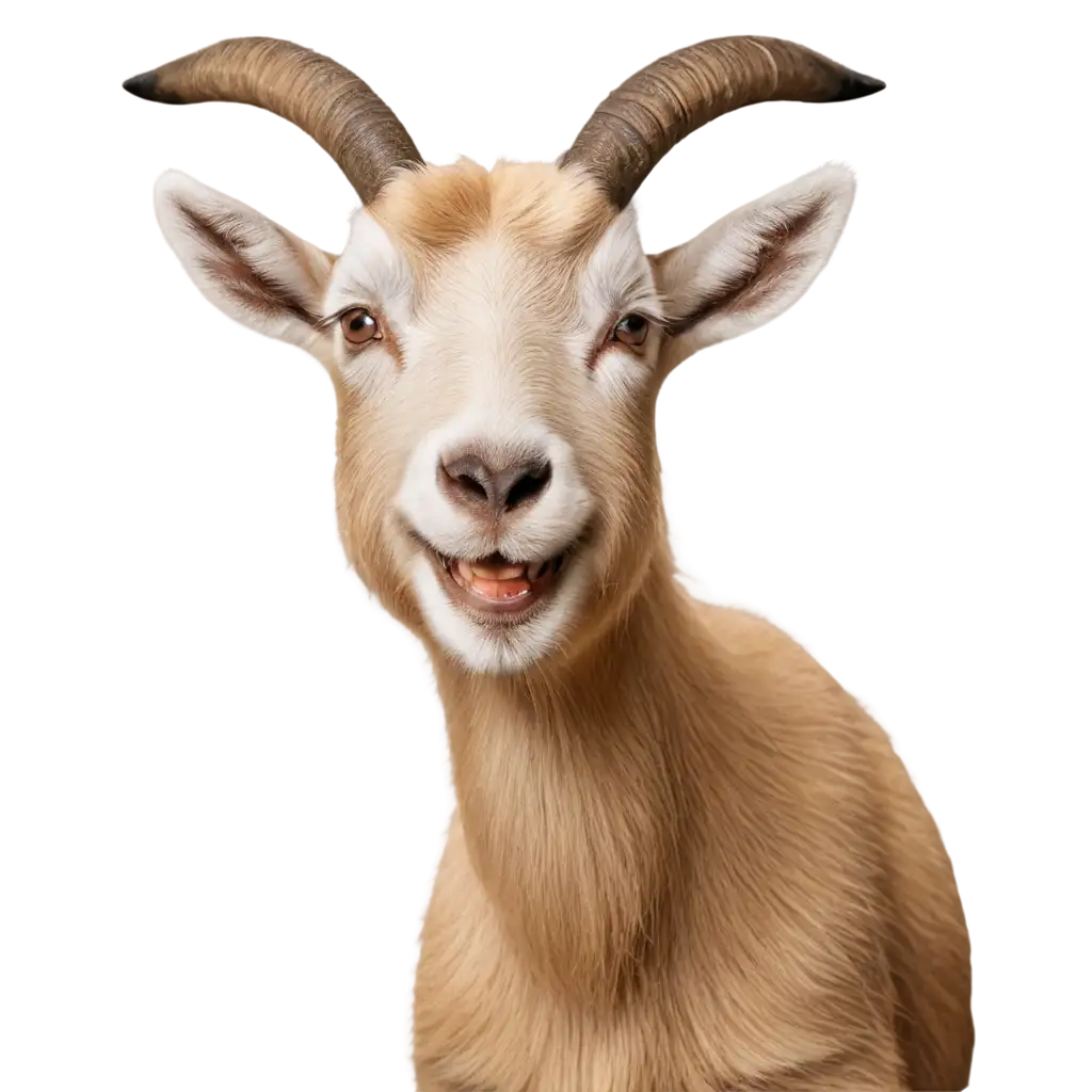 Smiling goat