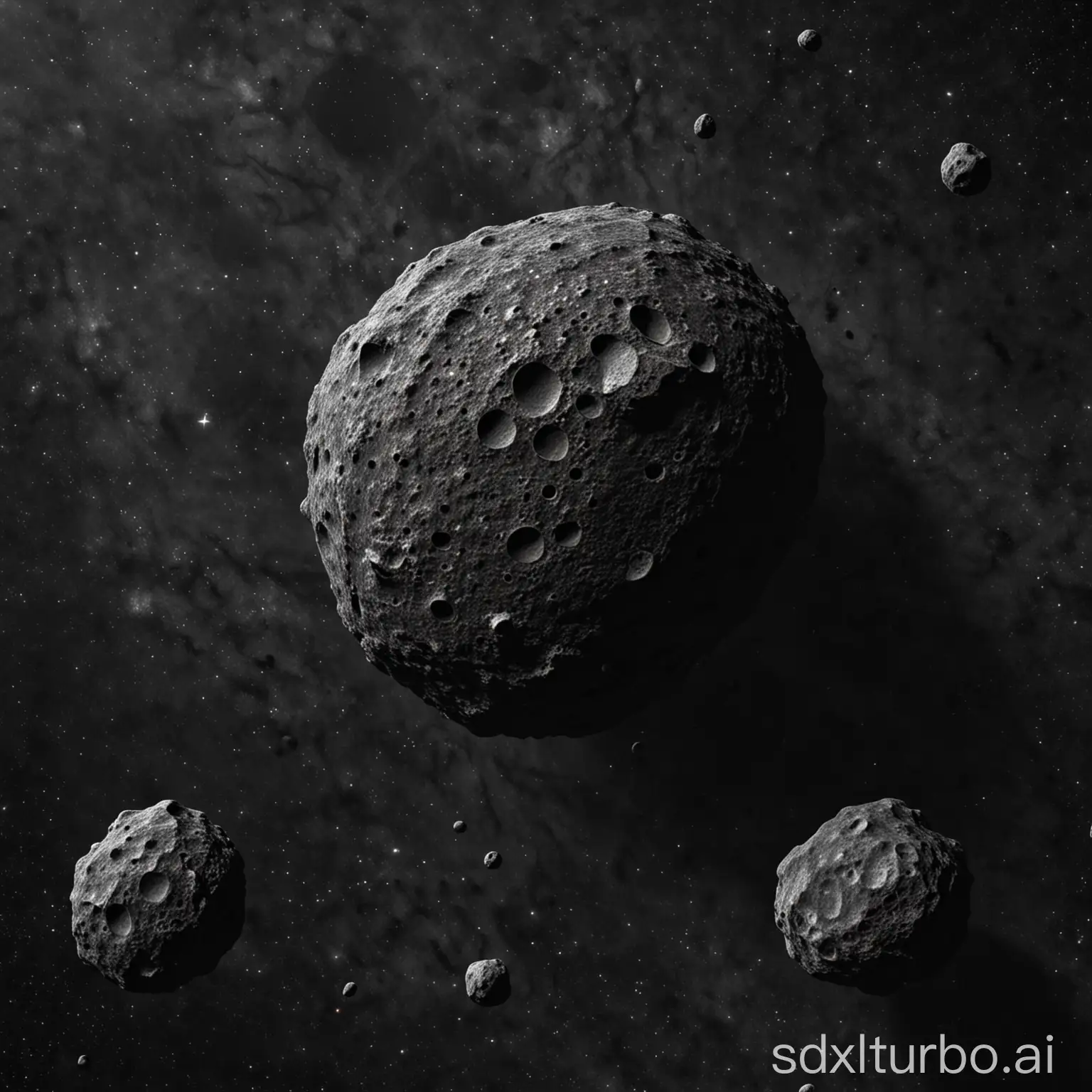 Realistic-Asteroid-Texture-in-Dark-Atmosphere