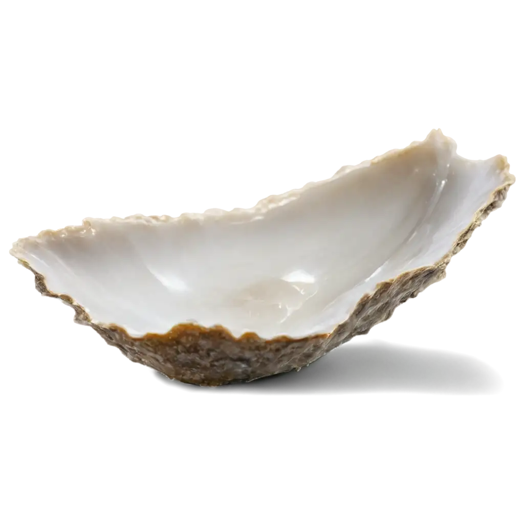 Exquisite-White-Oyster-Shell-PNG-Capturing-Natures-Elegance-in-HighQuality-Digital-Art