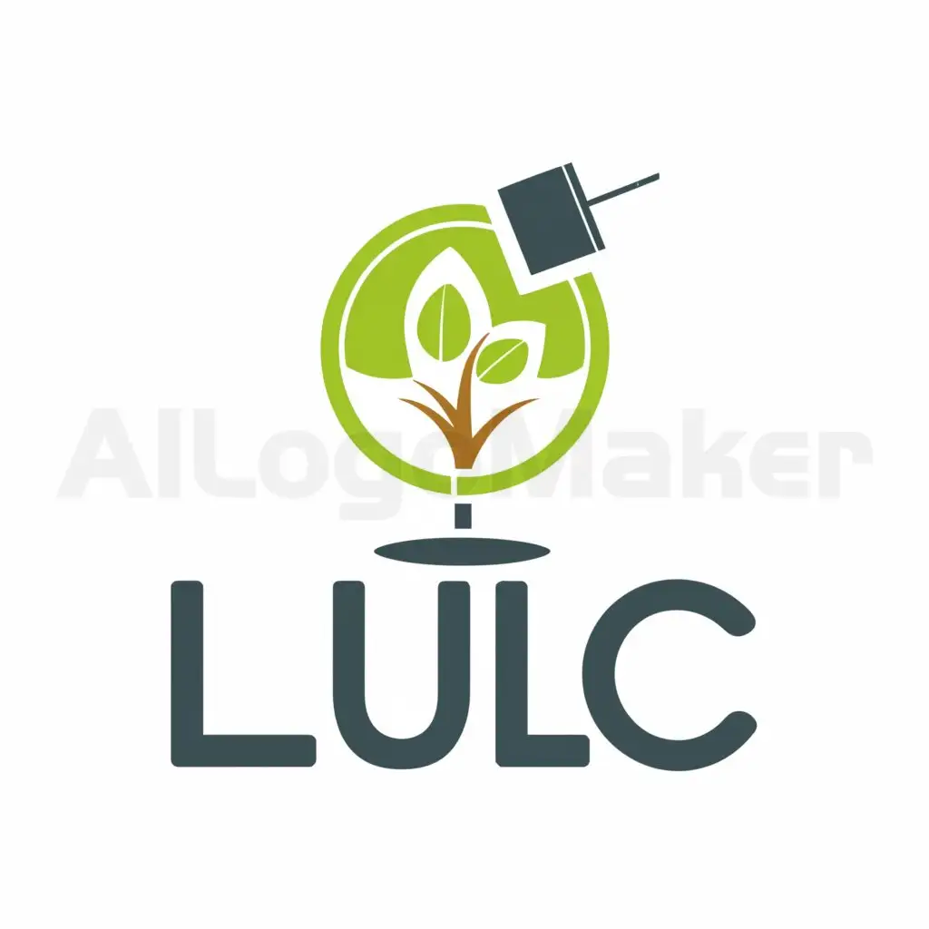 a logo design,with the text "LULC a website which show the progress of the city like the greeneery build up area baraan using satellite image", main symbol:LULC,Moderate,be used in Others industry,clear background