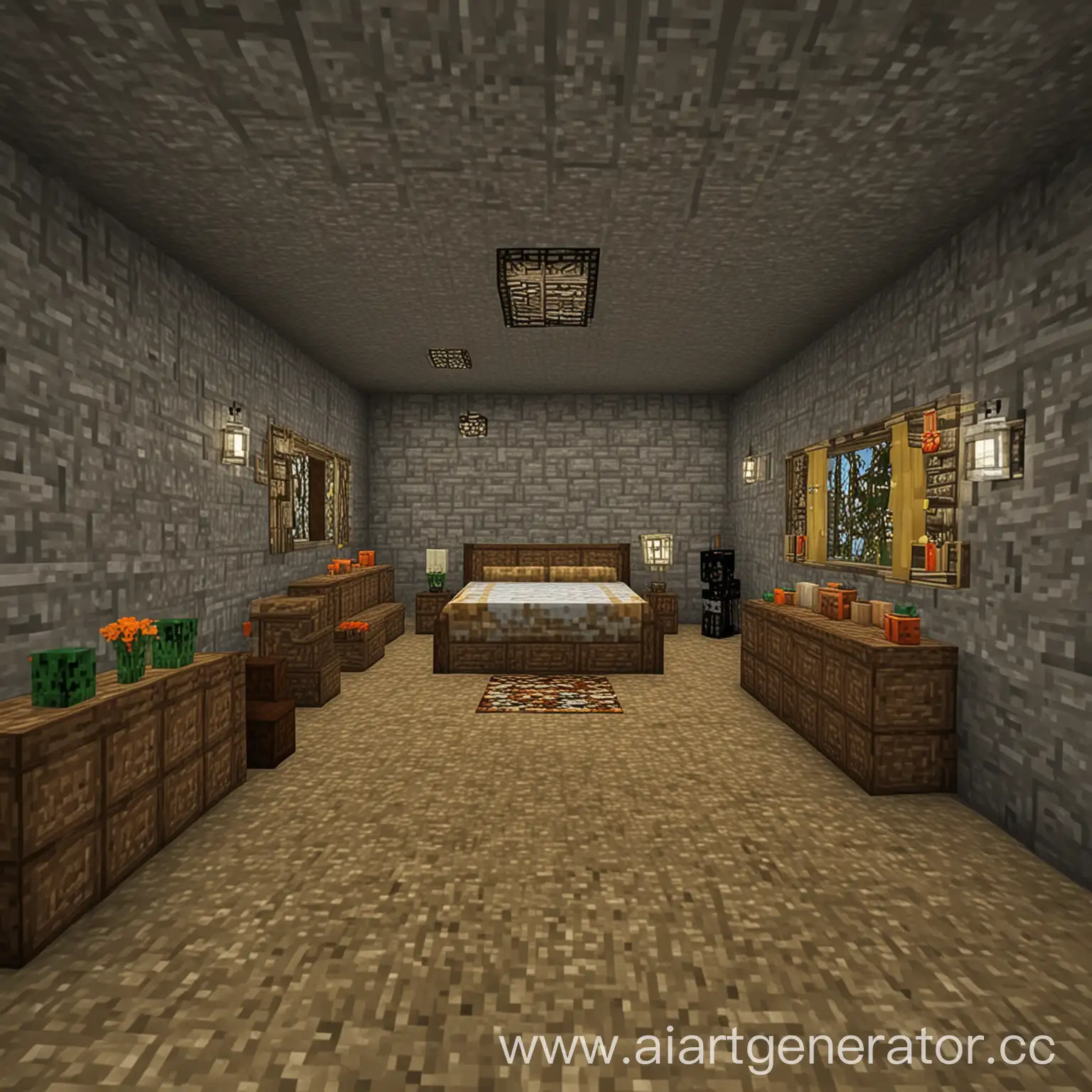 Room-Decoration-in-Minecraft-Style