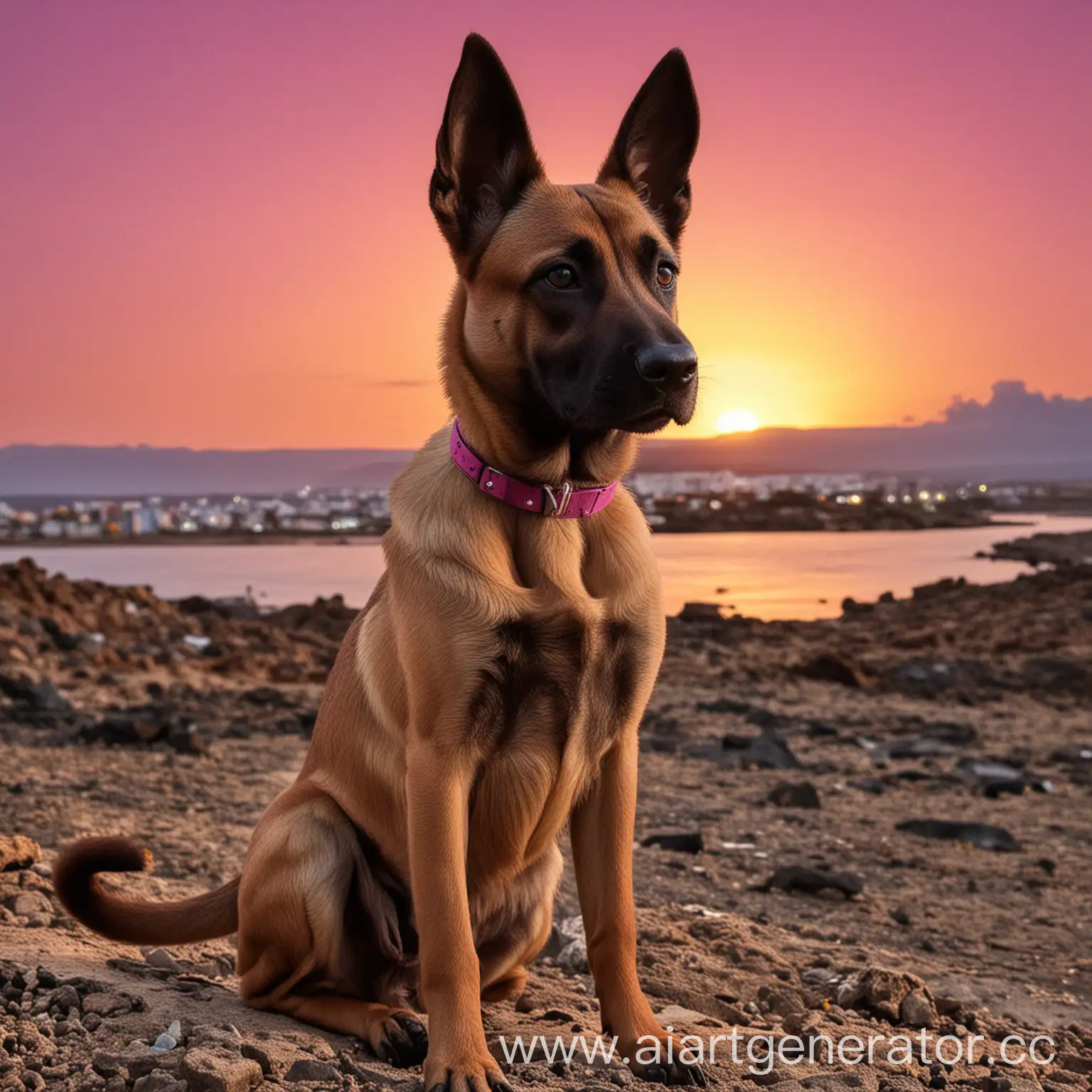 Malinovaya-Lada-in-Magenta-Sunset-on-Canaries