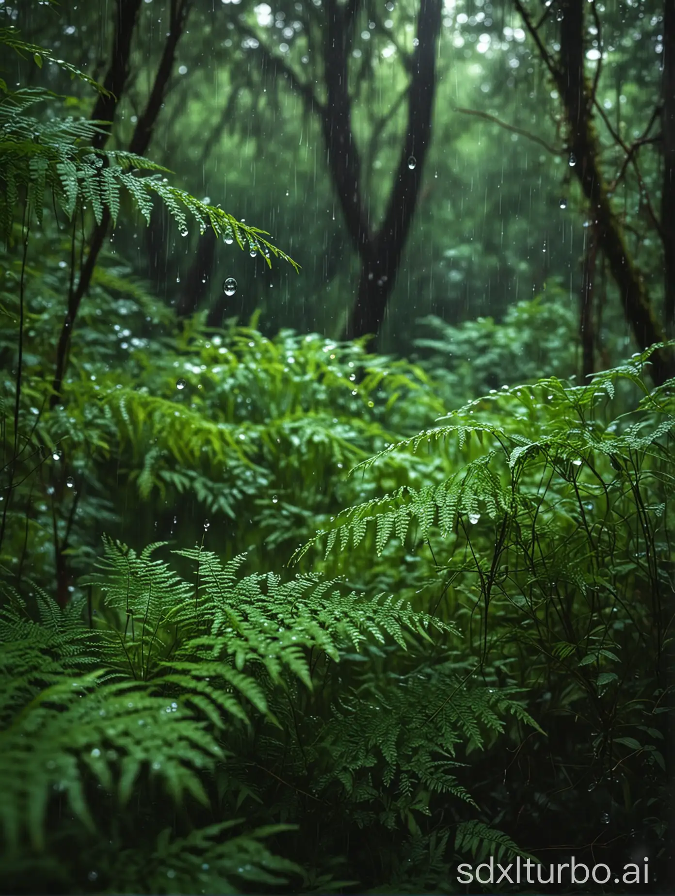 Enchanted-Raindrops-Dance-in-May-Forest