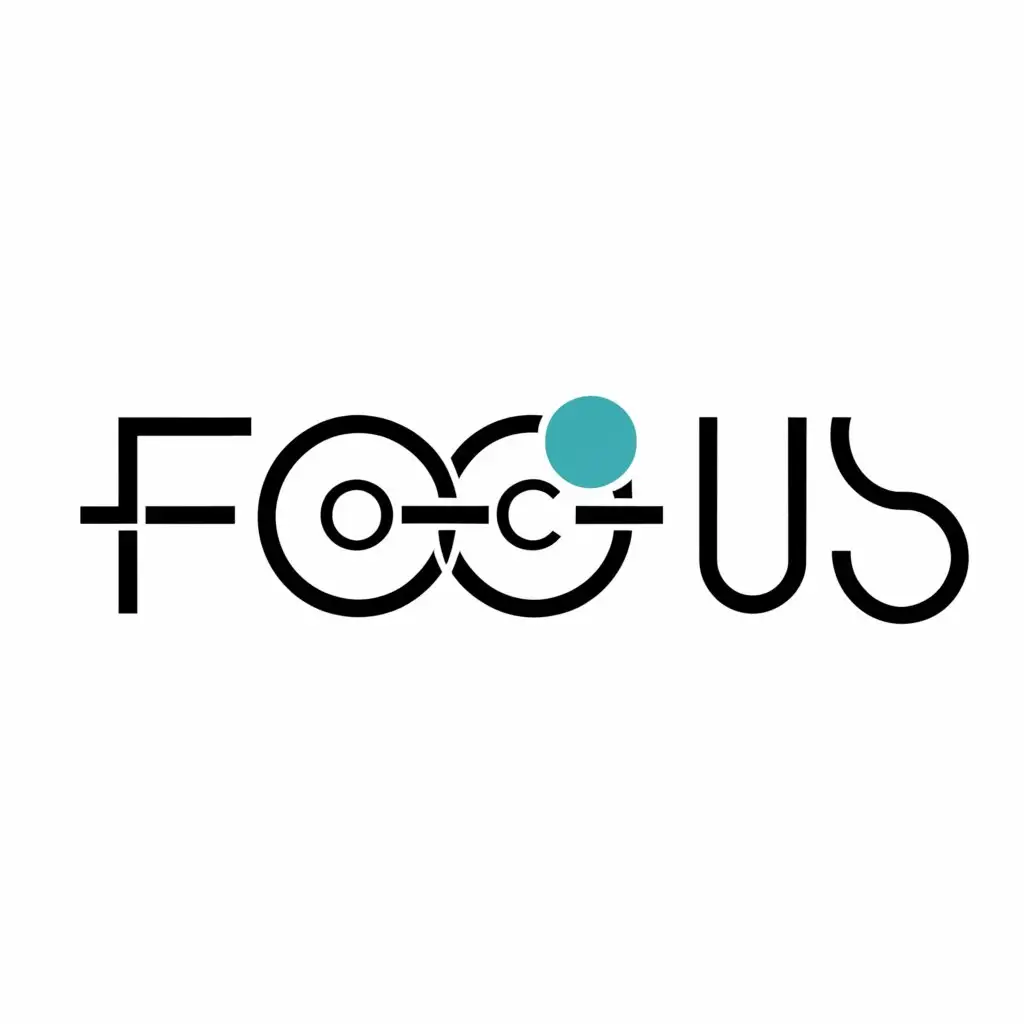 a logo design,with the text "Focus", main symbol:camera lens,Moderate,be used in Beauty Spa industry,clear background