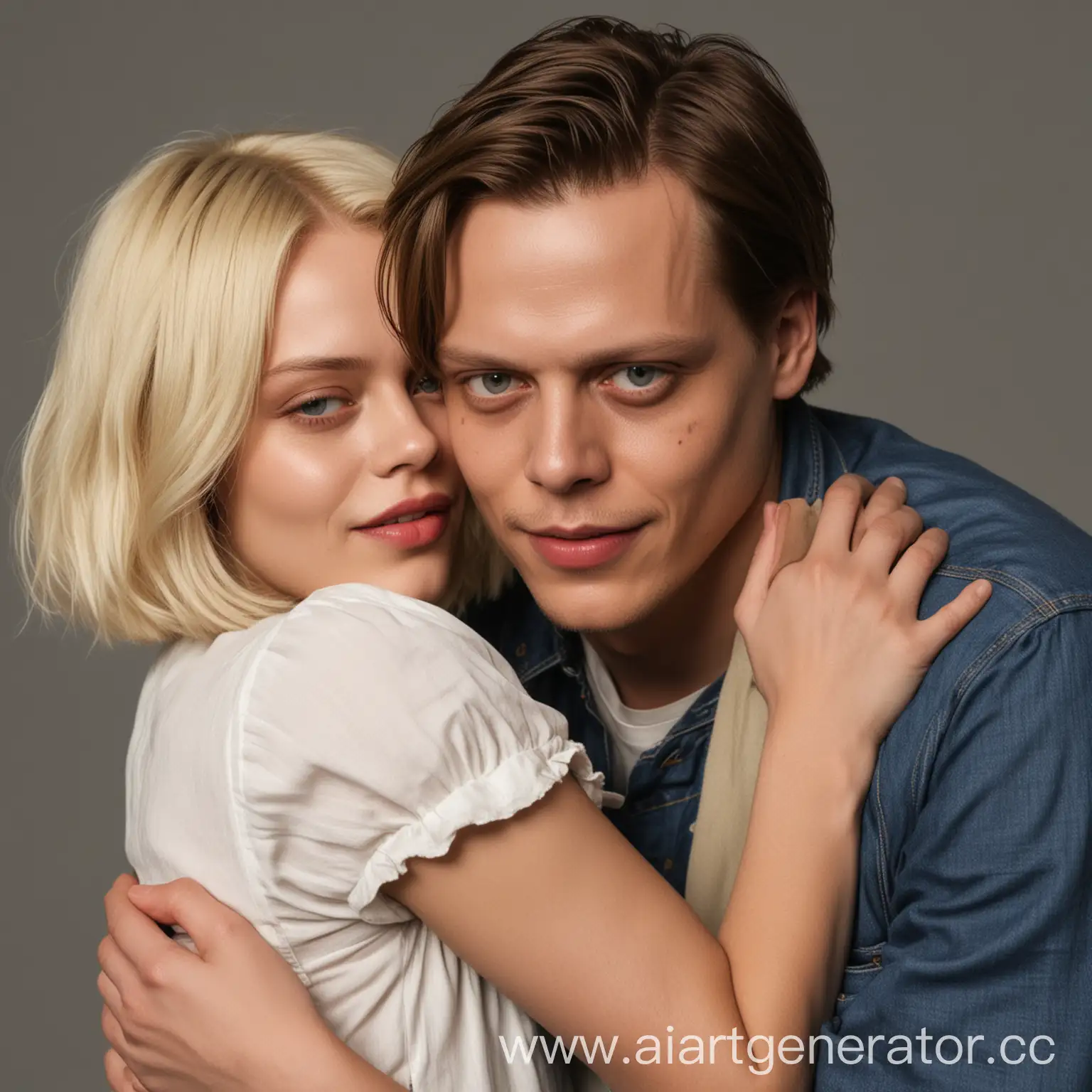 Bill-Skarsgrd-Embraces-Young-Girl-with-Blonde-Bob-Hairstyle