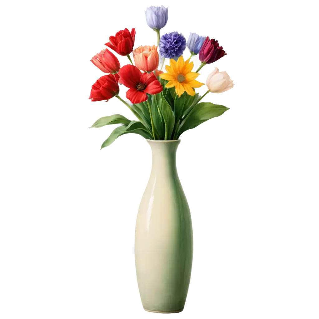 Beatifull flowervase painting