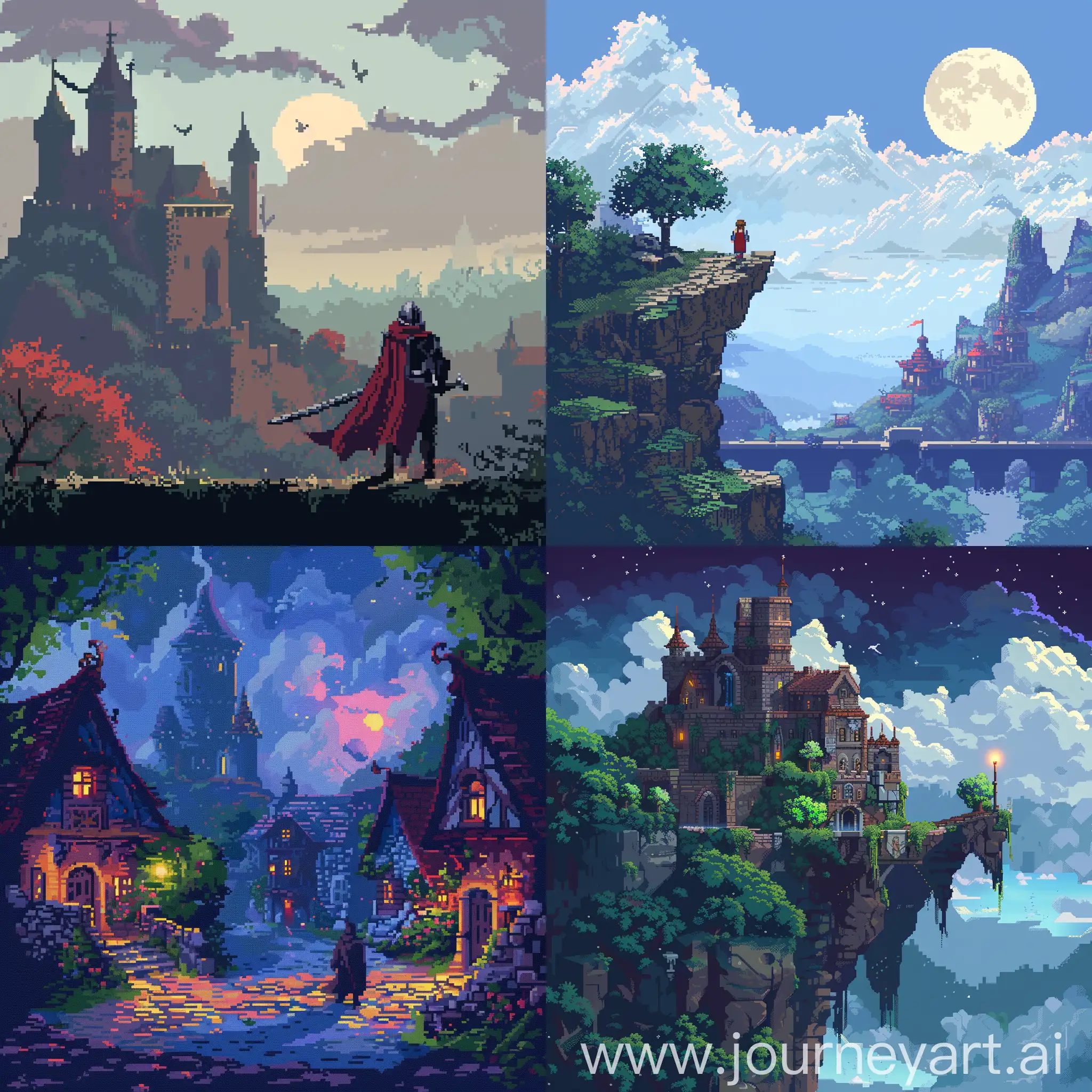 Pixelated fantasy adventures