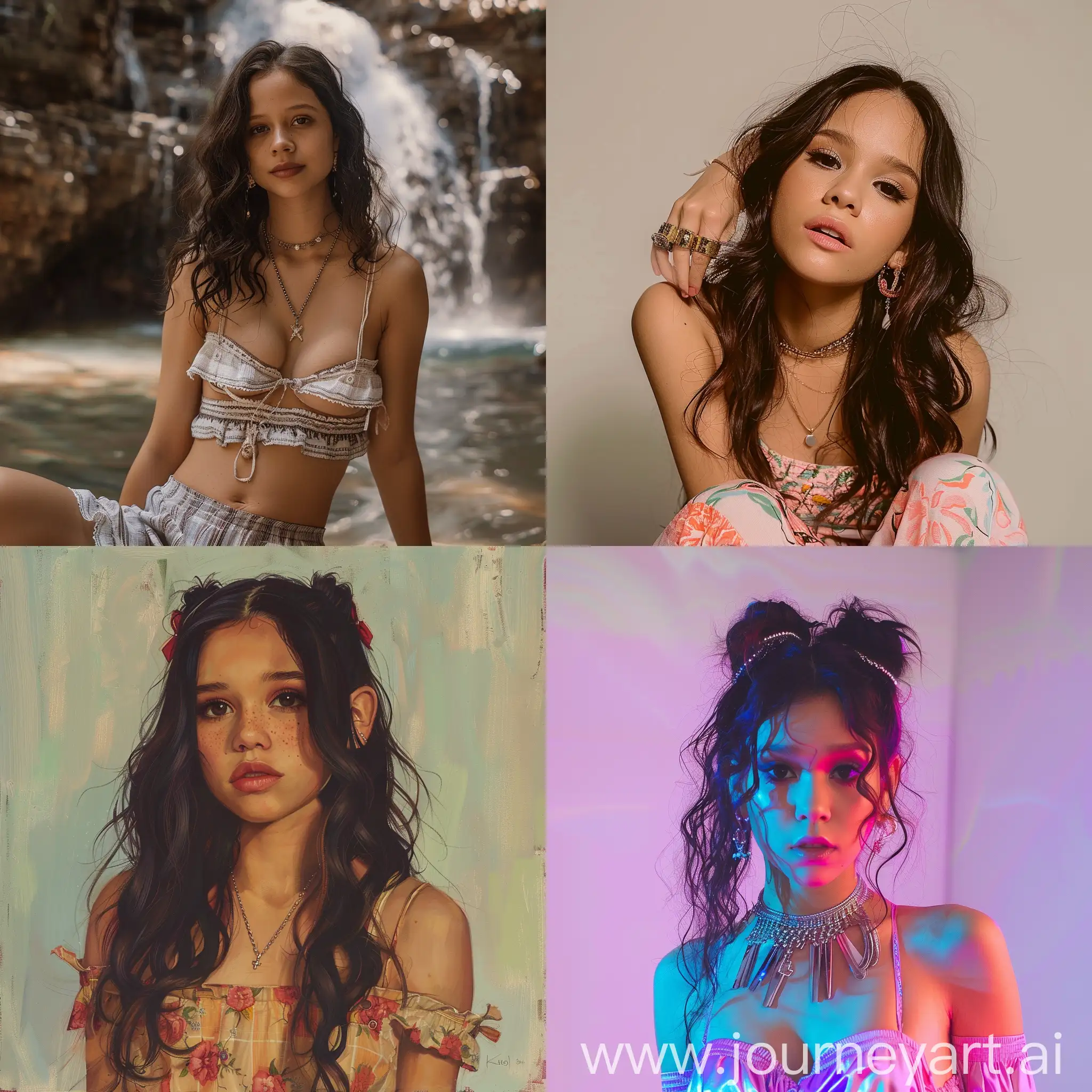 Jenna-Ortega-in-Vibrant-Abstract-Portrait