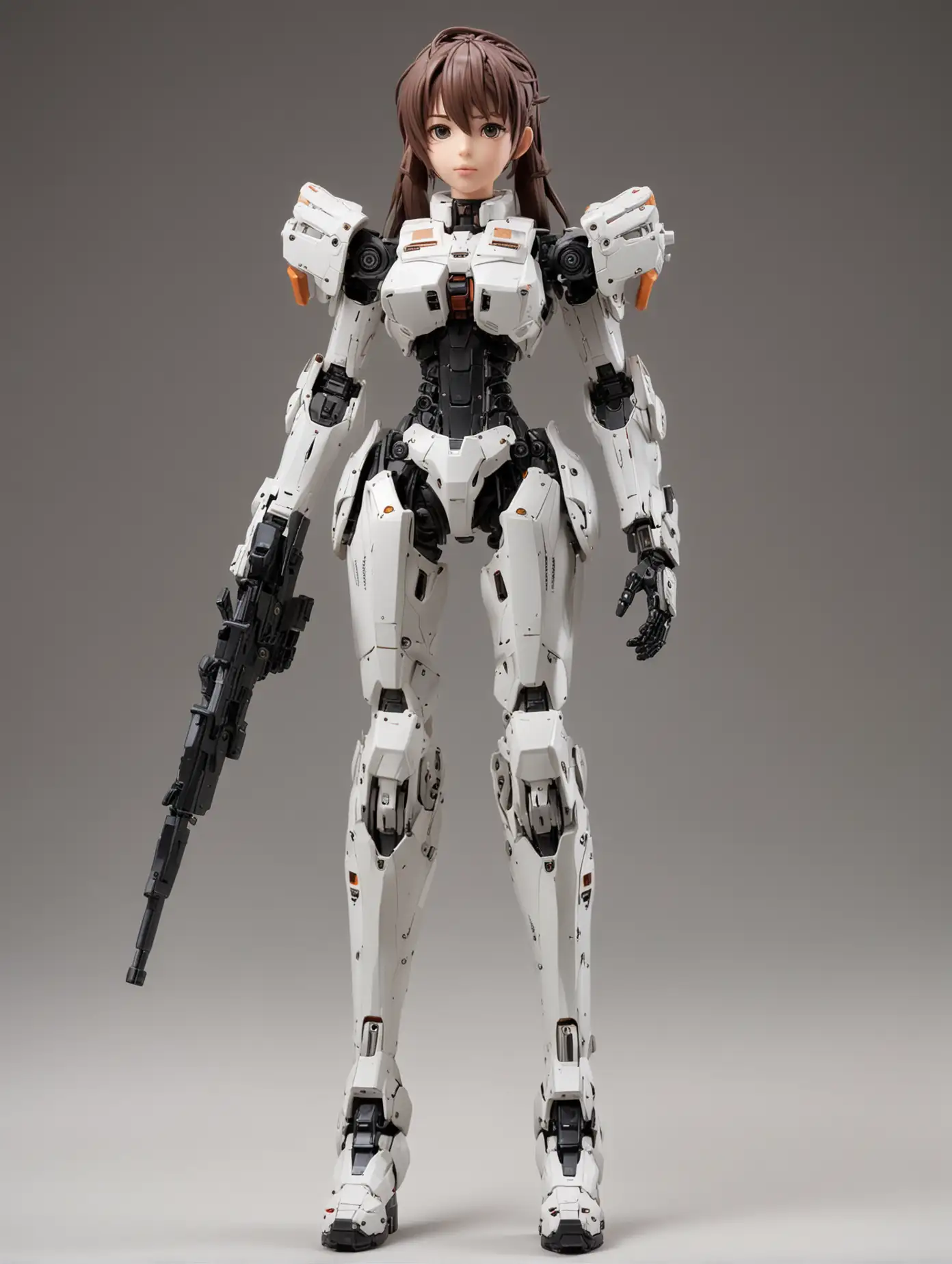 full body, young Girl, mecha, musume, frame arms