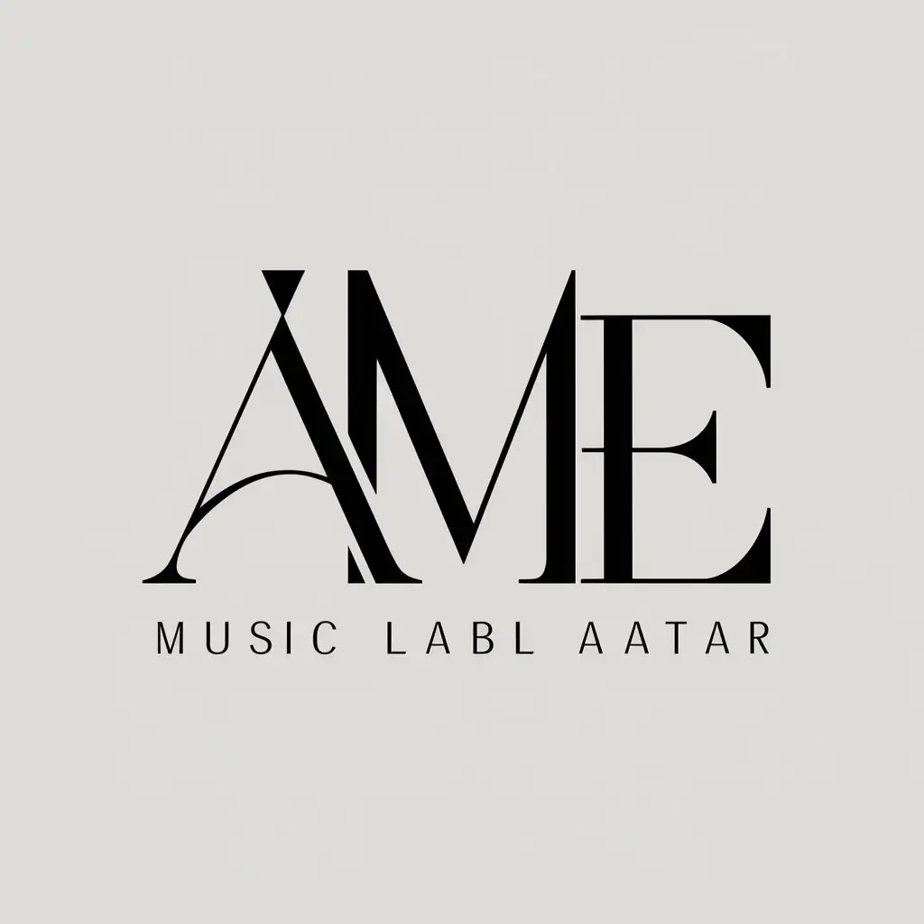 Minimalist-Avatar-Design-for-Music-Label-with-Letters-A-M-E