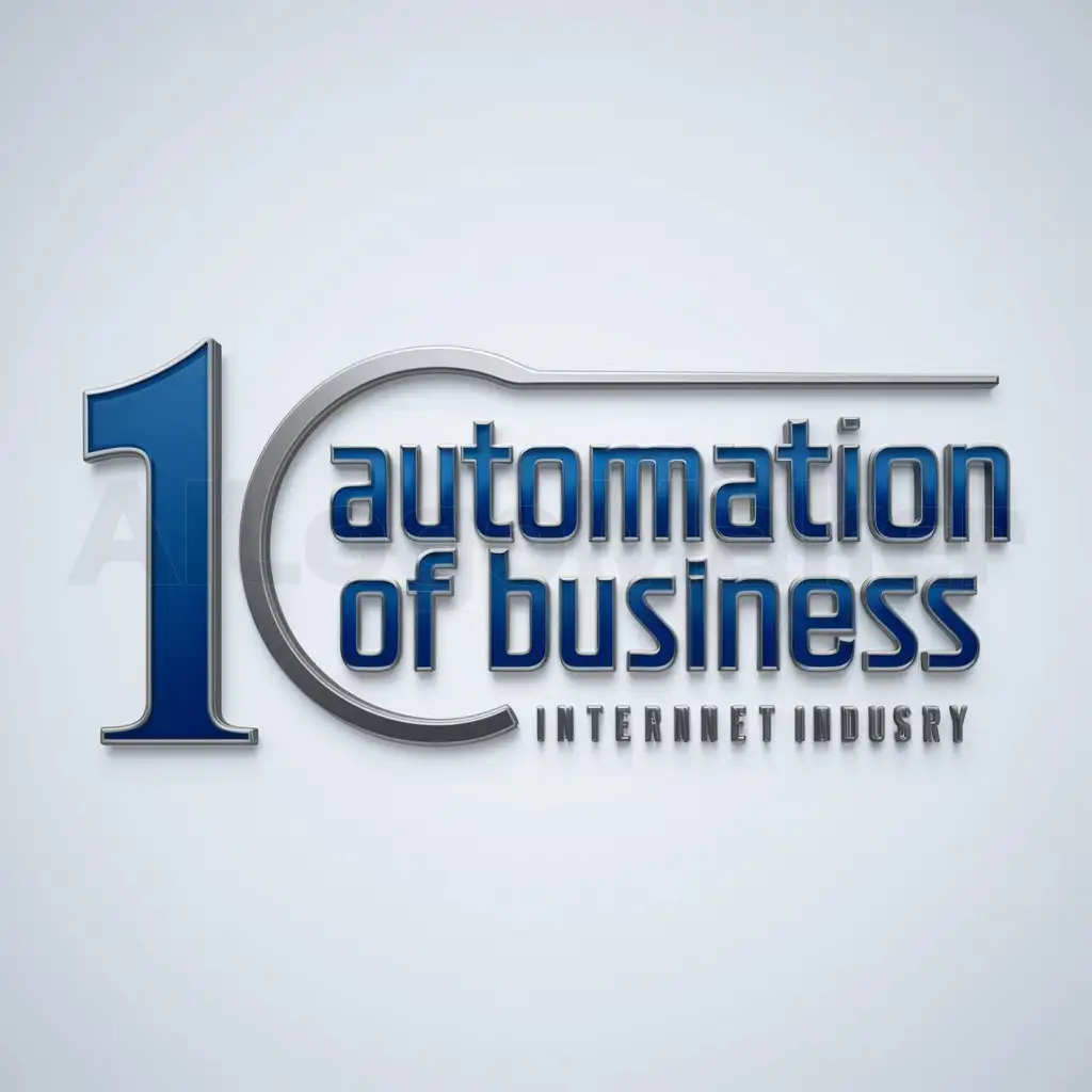 a logo design,with the text "Automation of business", main symbol:1C,Moderate,be used in Internet industry,clear background