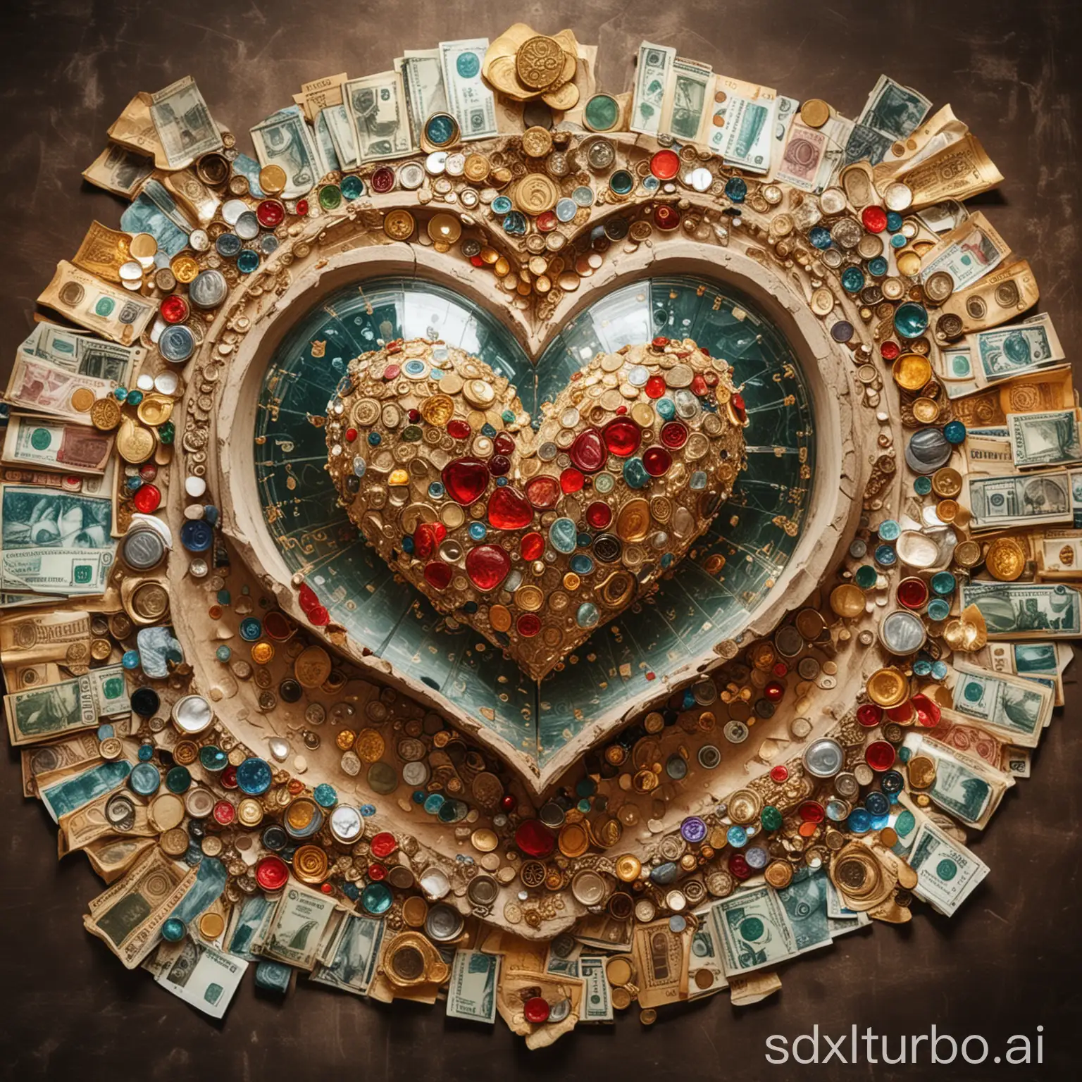 pictures of wealth, health, and love manifested