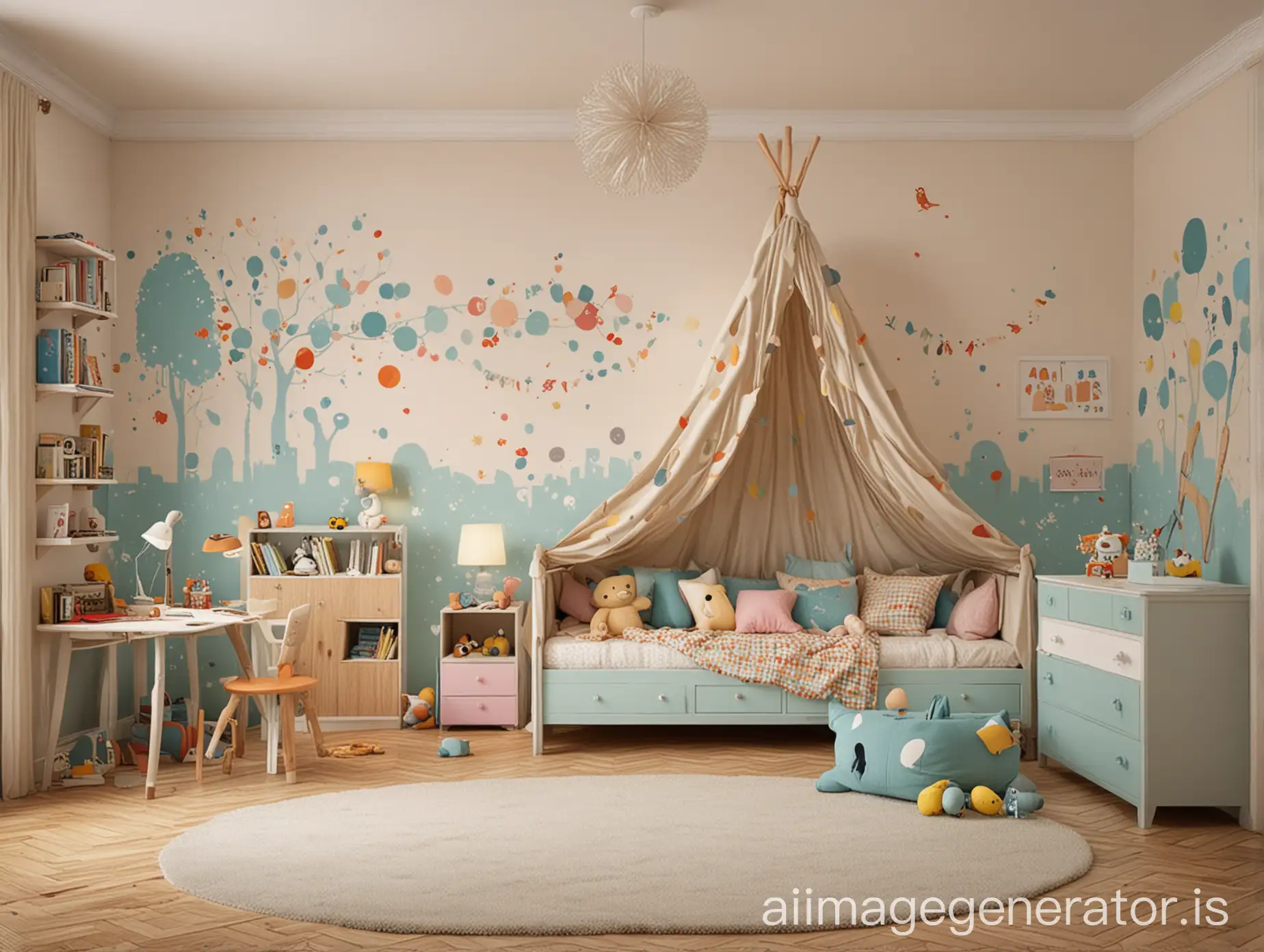 Whimsical-Kids-Room-Decor-A-Playful-Haven-for-Young-Imaginations