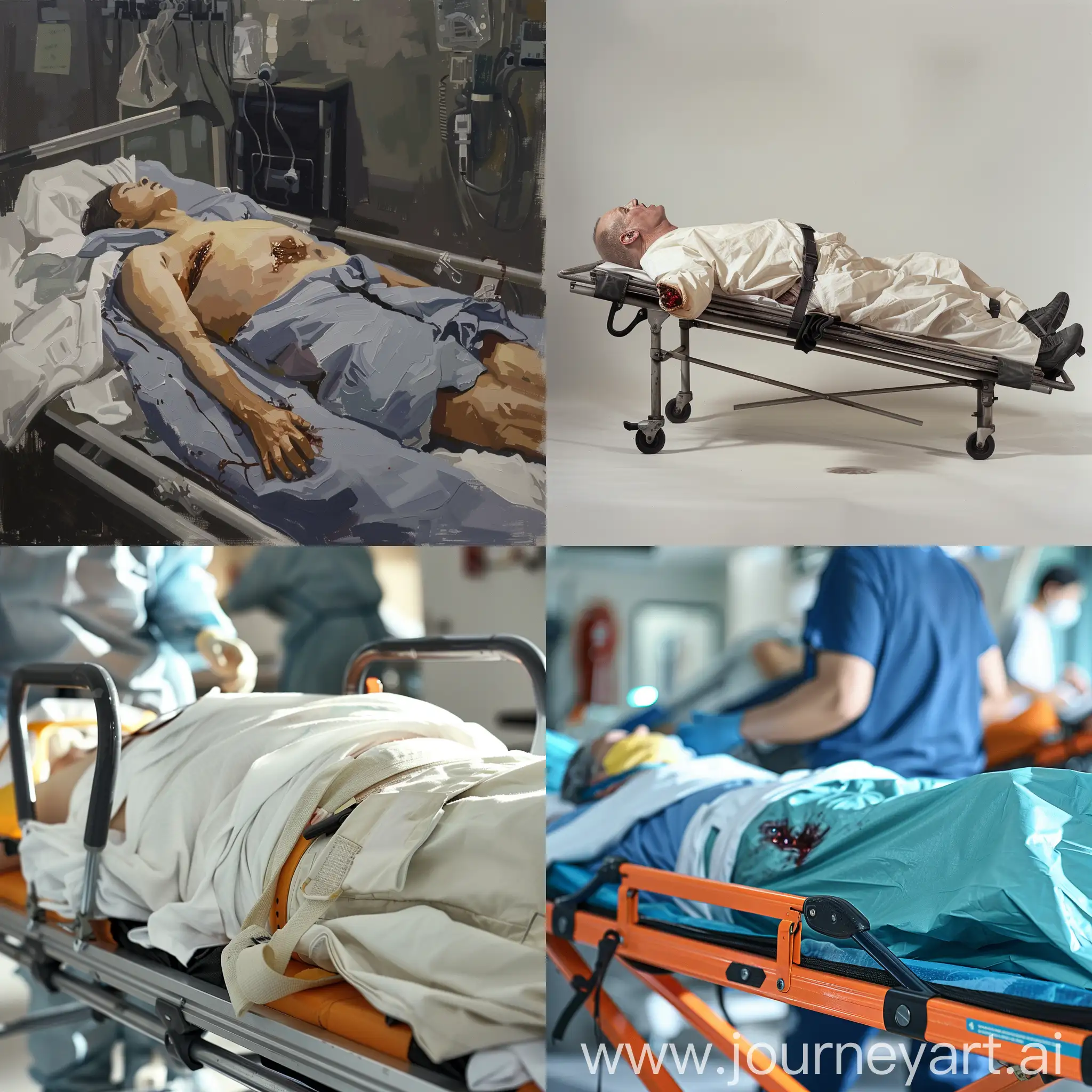 Emergency-Room-Scene-Patient-with-Abdominal-Injury-on-Stretcher
