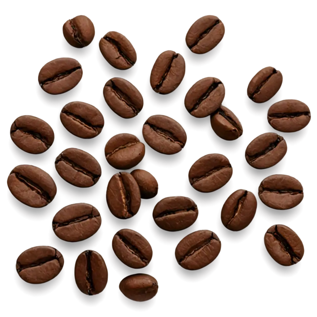 HighQuality-PNG-Image-of-Fresh-Coffee-Beans-Enhance-Your-Visual-Content-with-Crisp-Clarity
