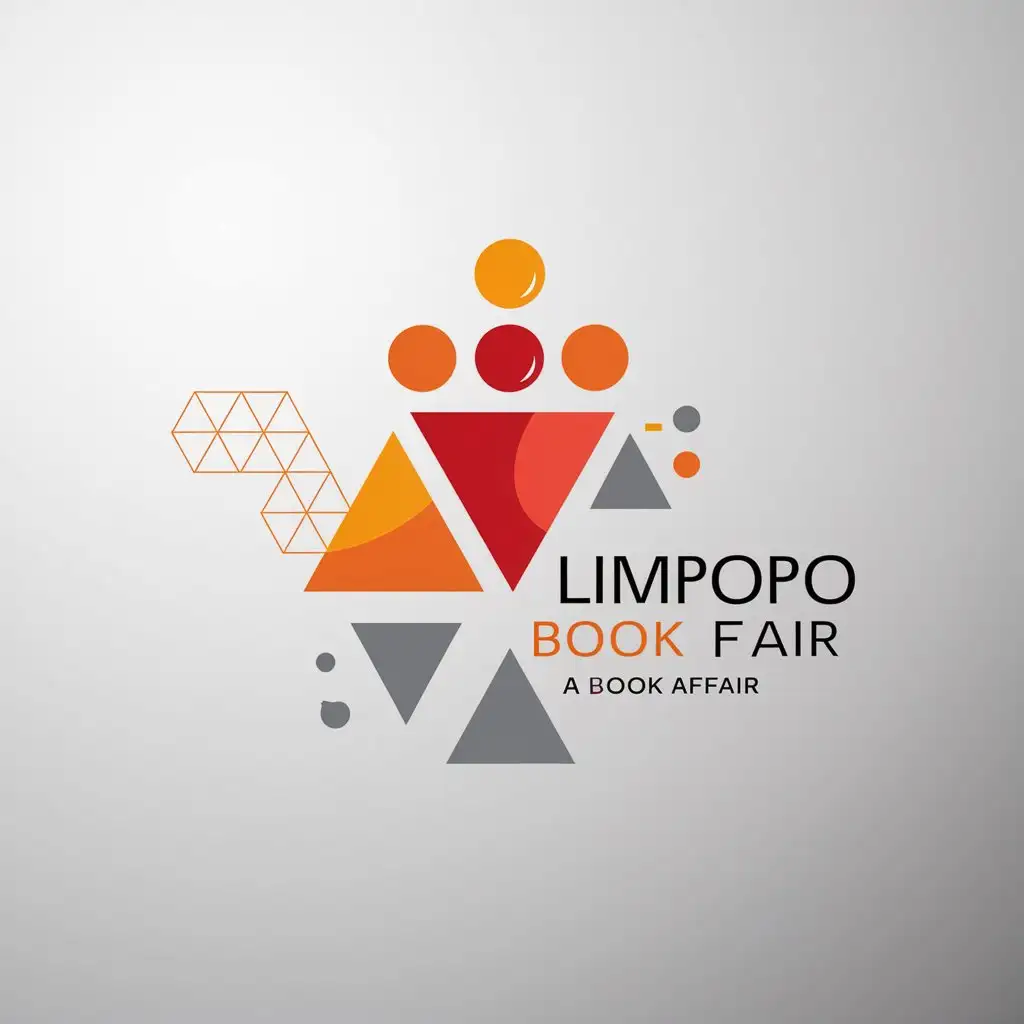 Colorful Abstract Shapes Representing Limpopo Book Fair