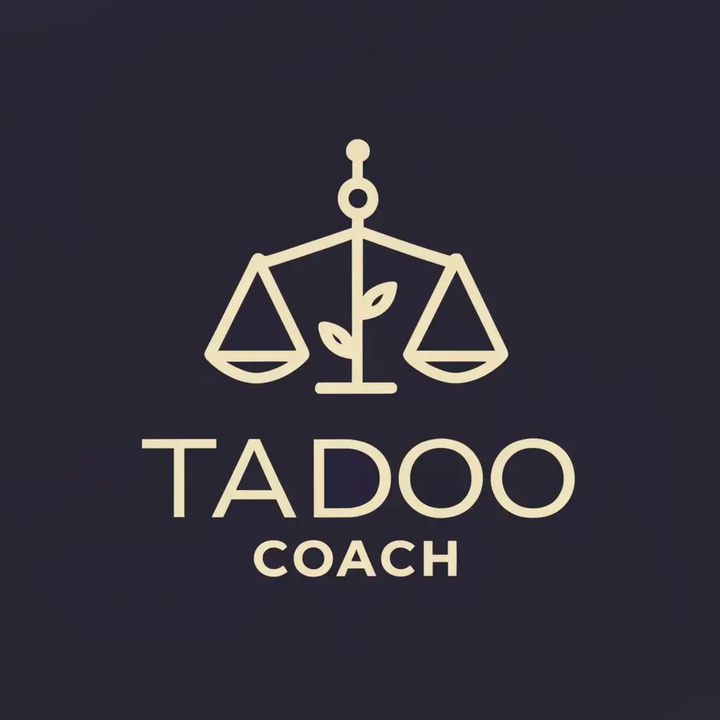 LOGO-Design-For-Taadol-Coach-Balanced-Scale-Symbol-for-Finance-Industry