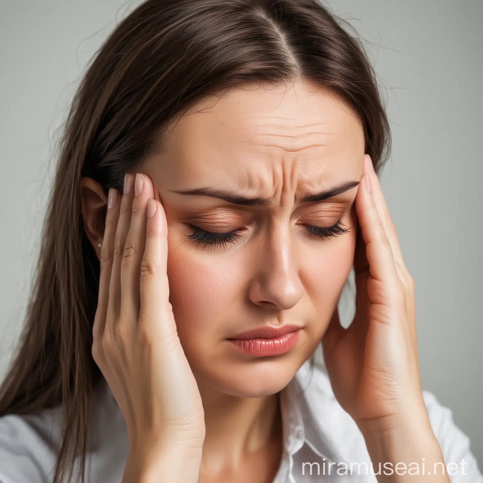 Woman Experiencing Headache Stress