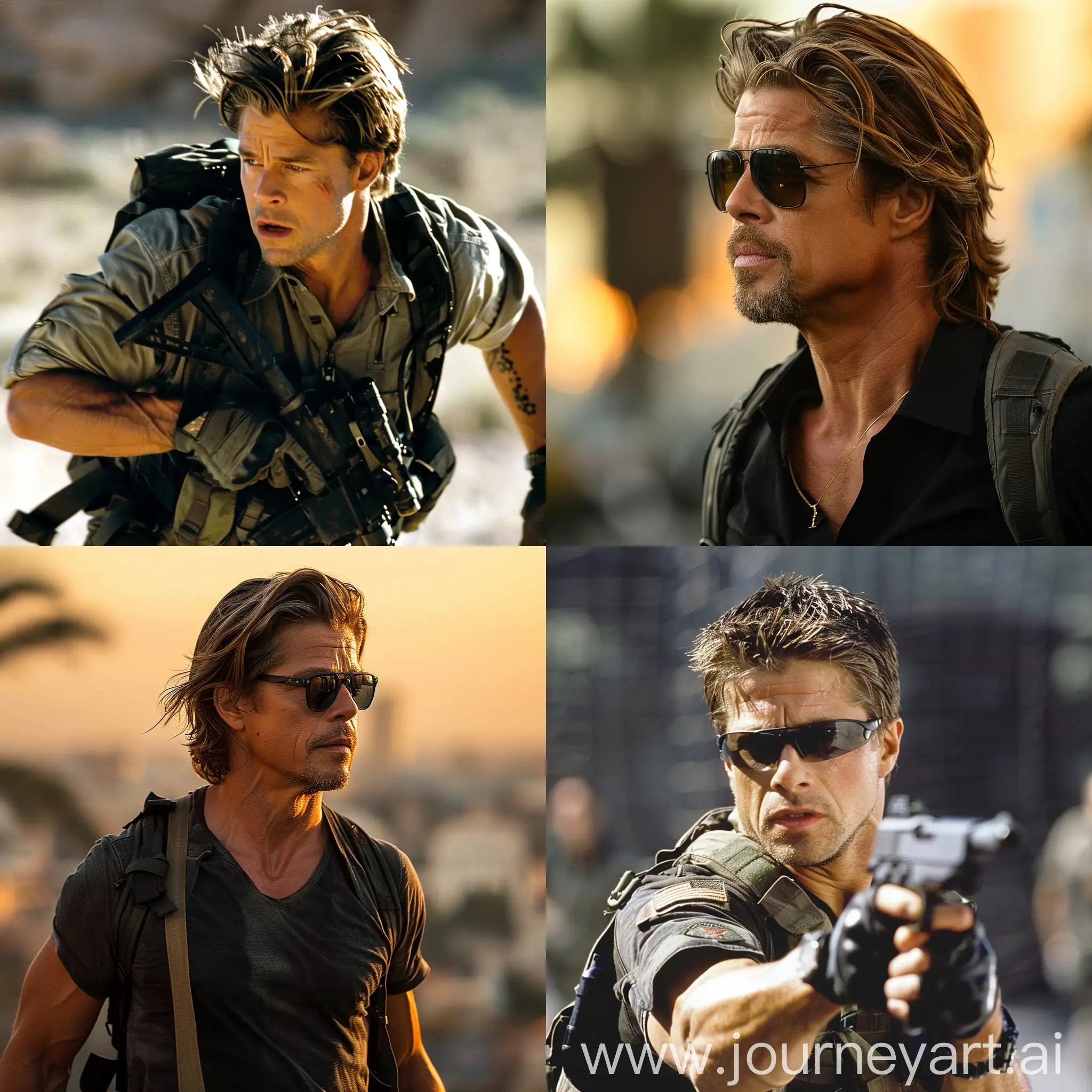 Brad-Pitt-Mission-Impossible-Spy-Action-Portrait