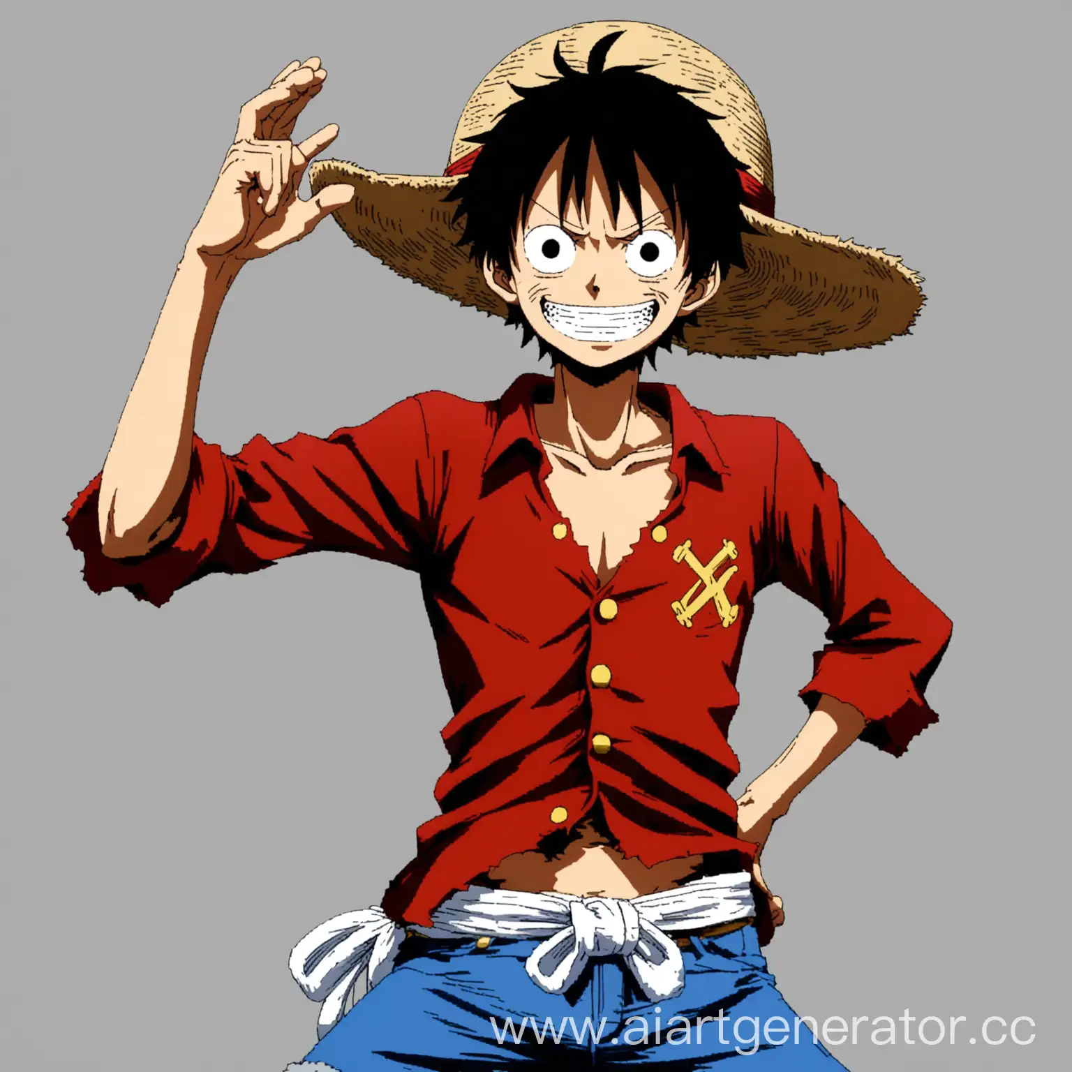 Colorful-Portrait-of-Monkey-D-Luffy-from-One-Piece-Anime-Series