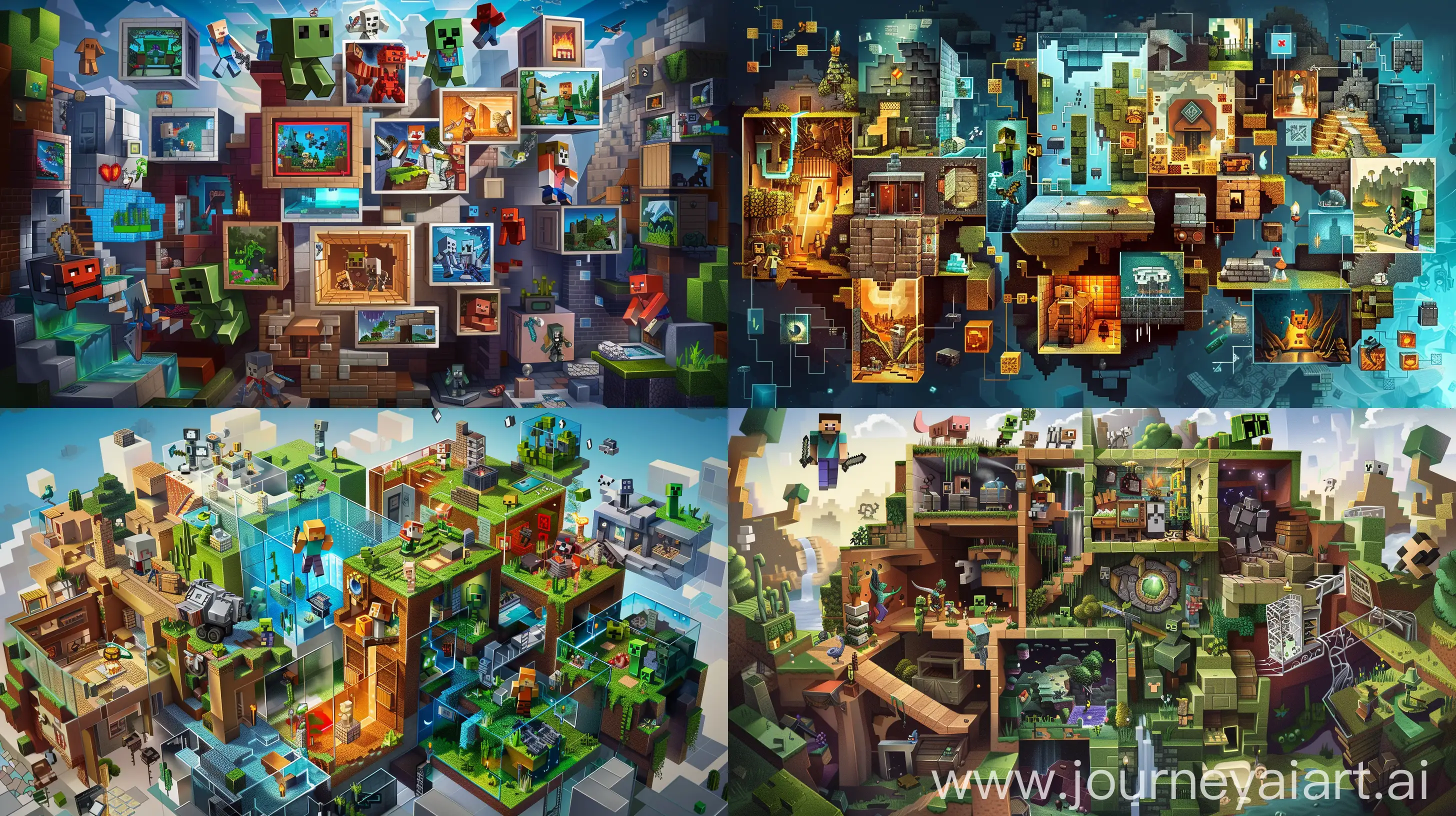 Diverse-Minecraft-Mods-Enhancing-Gameplay-and-Visuals