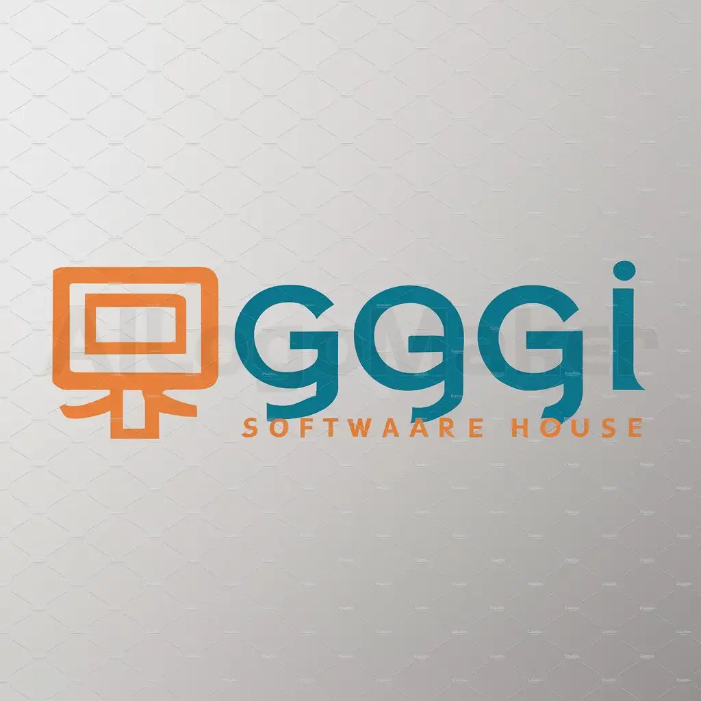 a logo design,with the text "Goggi", main symbol:software house,Moderate,be used in Technology industry,clear background