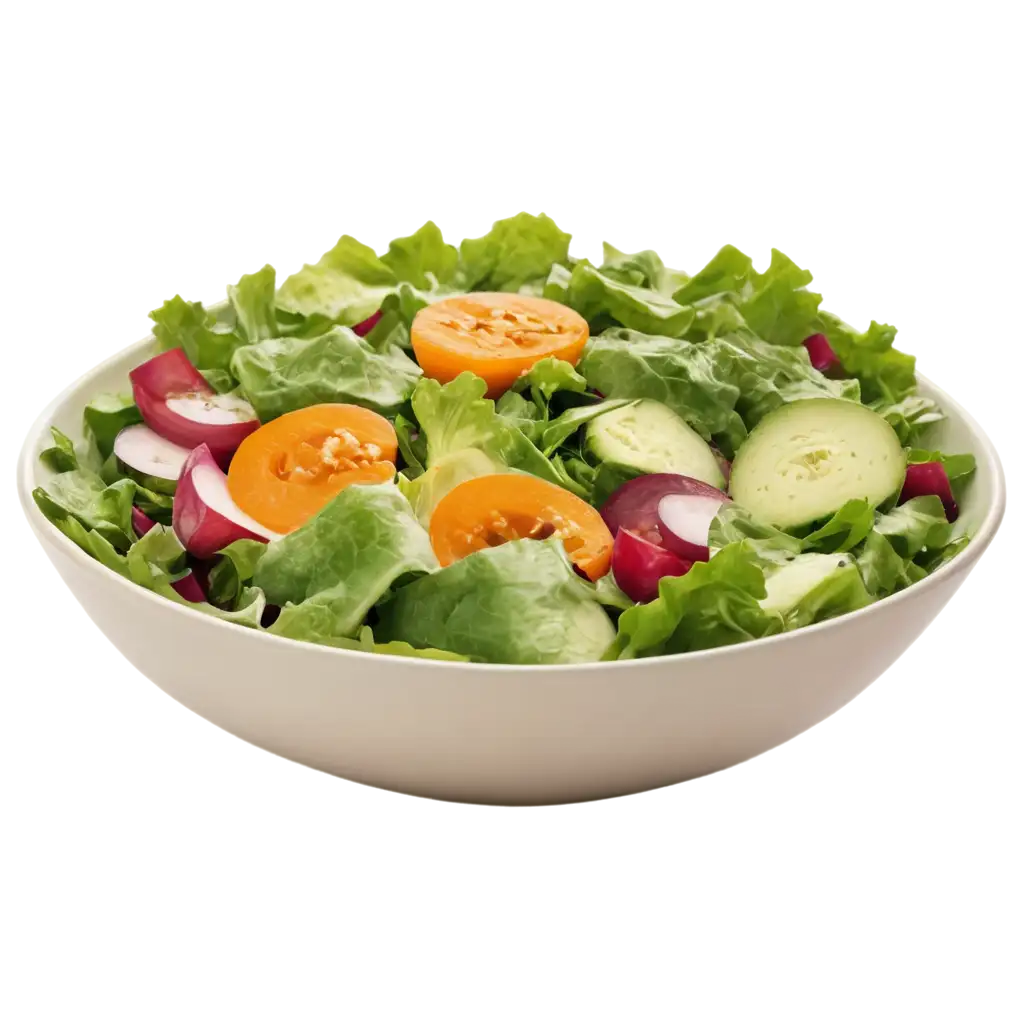 a healthy salad in a bowl