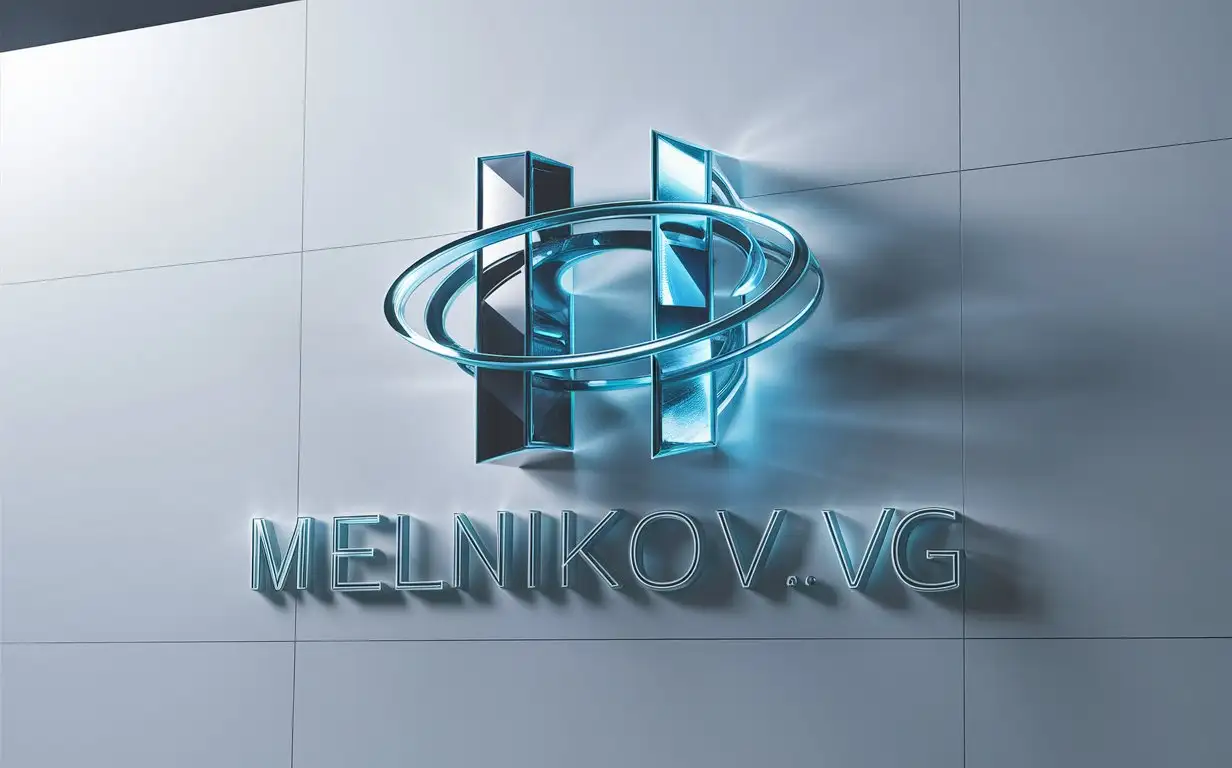 Futuristic-Luminescent-Logo-Design-for-MelnikovVG-Business