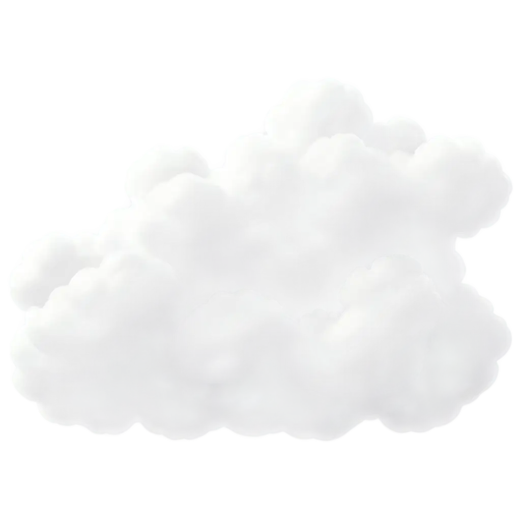 3D-4K-PNG-Image-White-Cloud-in-5D-Minimalism-Style