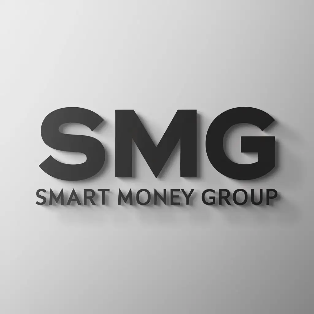 a logo design,with the text "Smart Money Groupp", main symbol:SMG,Moderate,be used in Finance industry,clear background