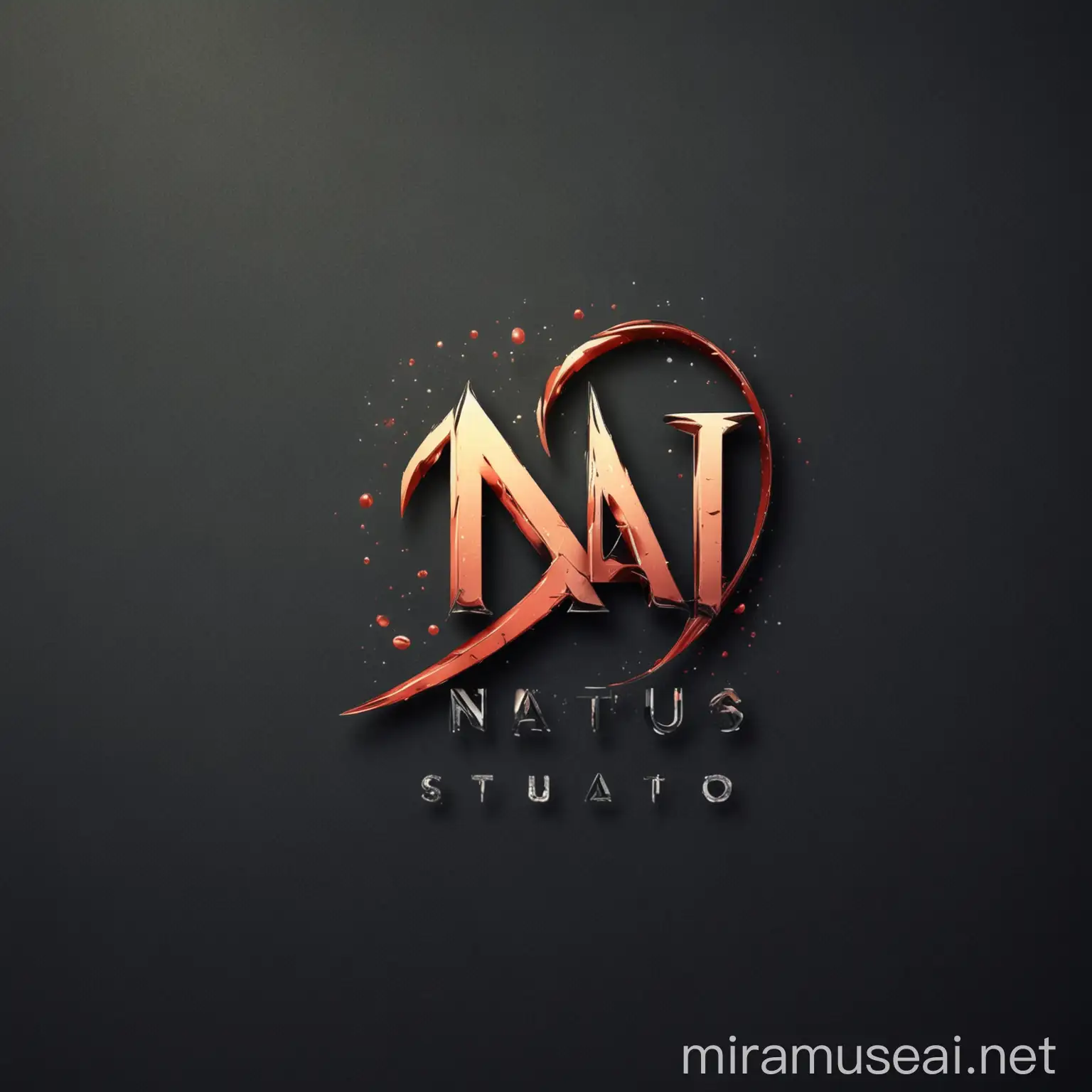 I went my graphics design company logo the company name is Nati studio