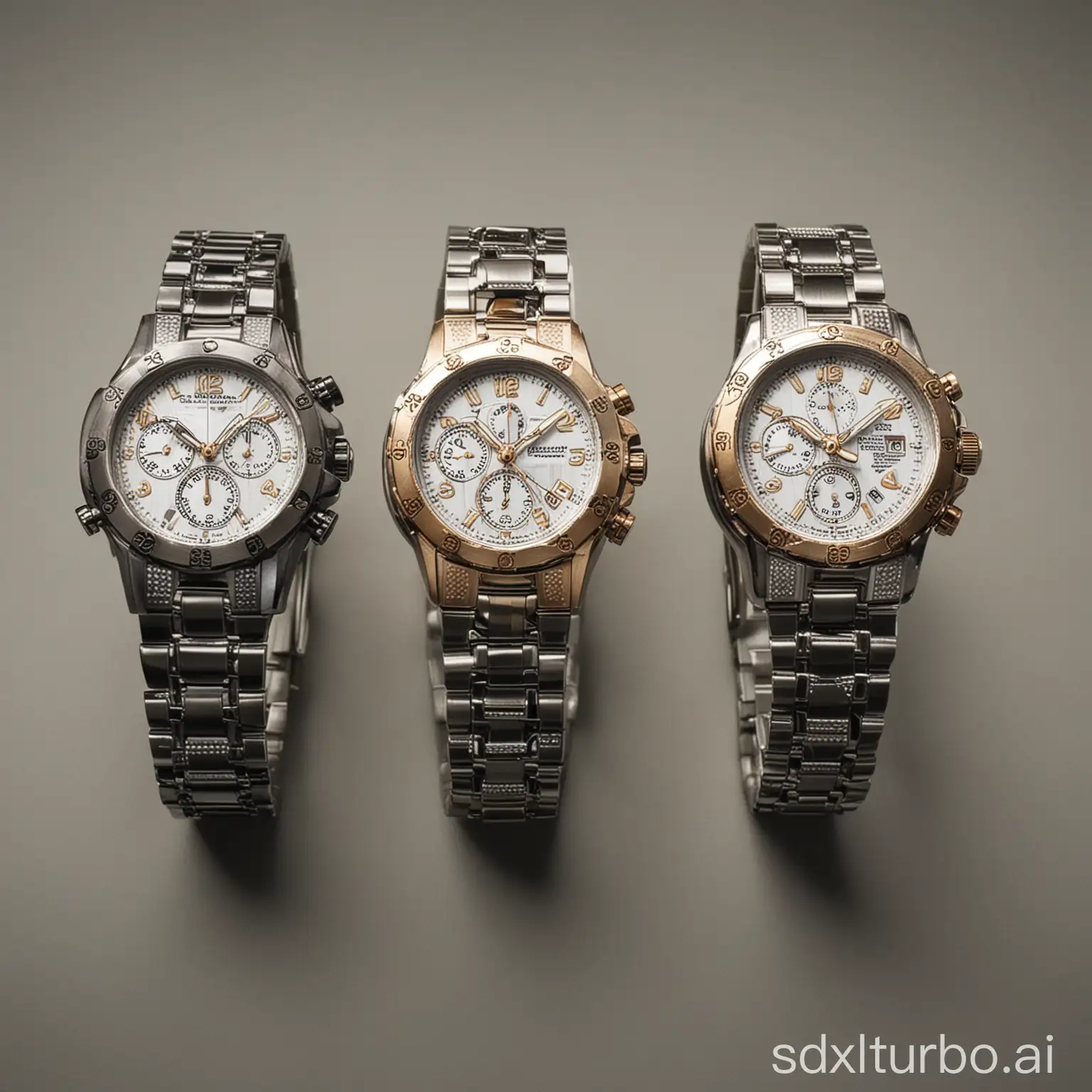 Two-Stylish-Wrist-Watches-Tysoty-Aligned-in-the-Center