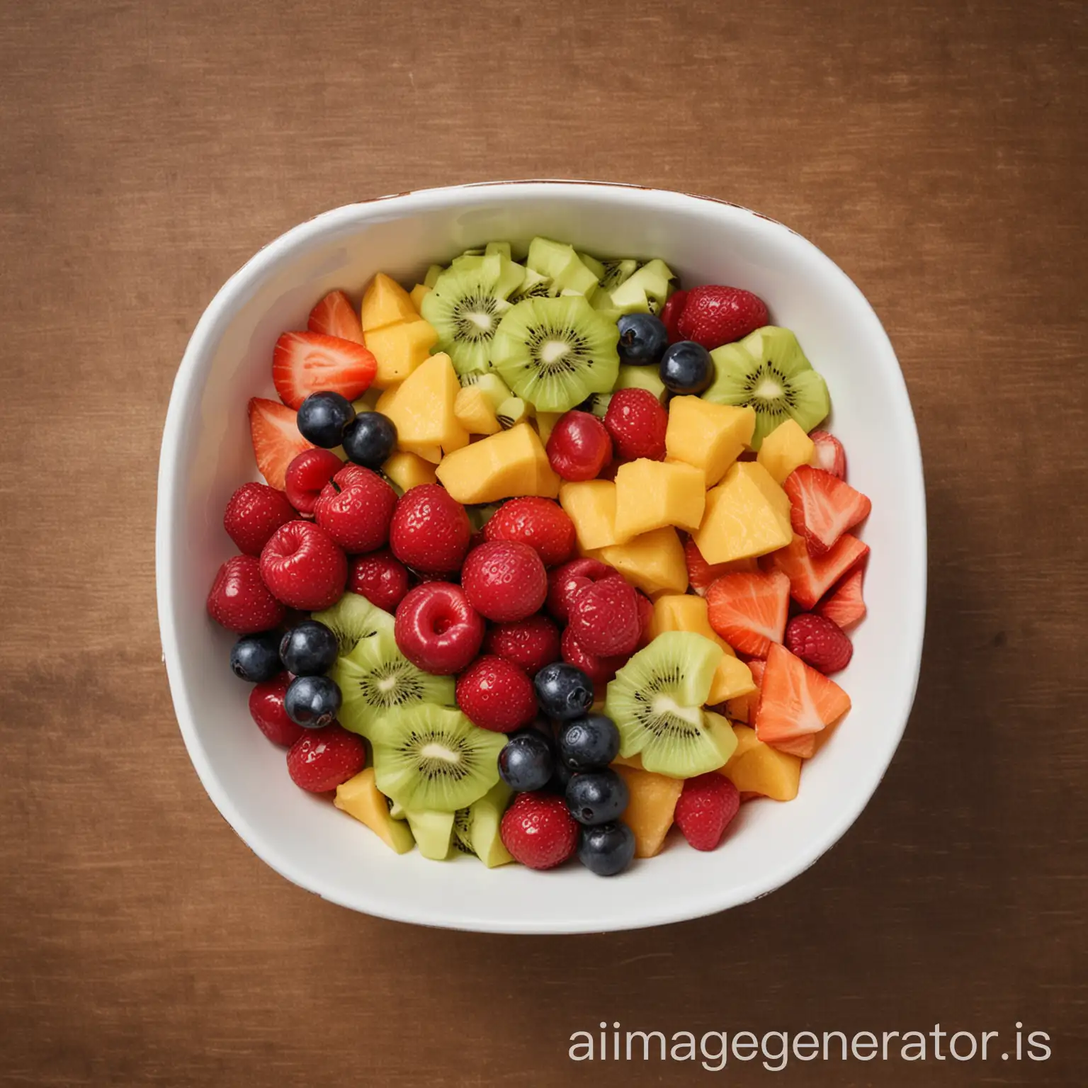 a bowl of fruits