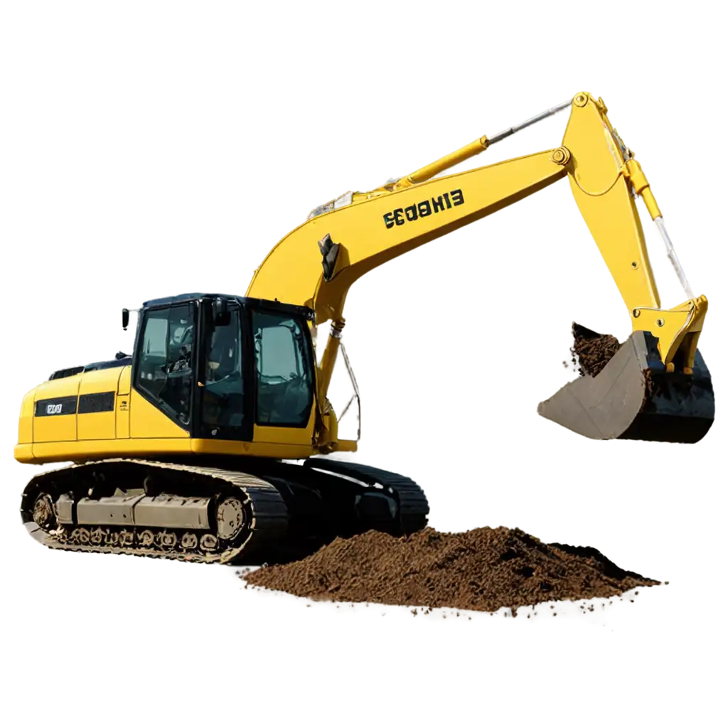 Excavator-and-Soil-PNG-Image-Unearthing-Creativity-with-HighQuality-Visuals