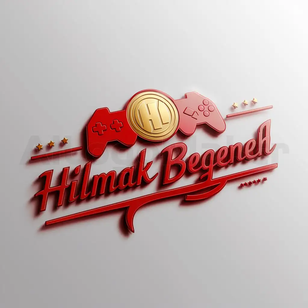 LOGO-Design-for-Hilmak-Begeneh-Luxury-Coins-with-a-Red-Color-Palette