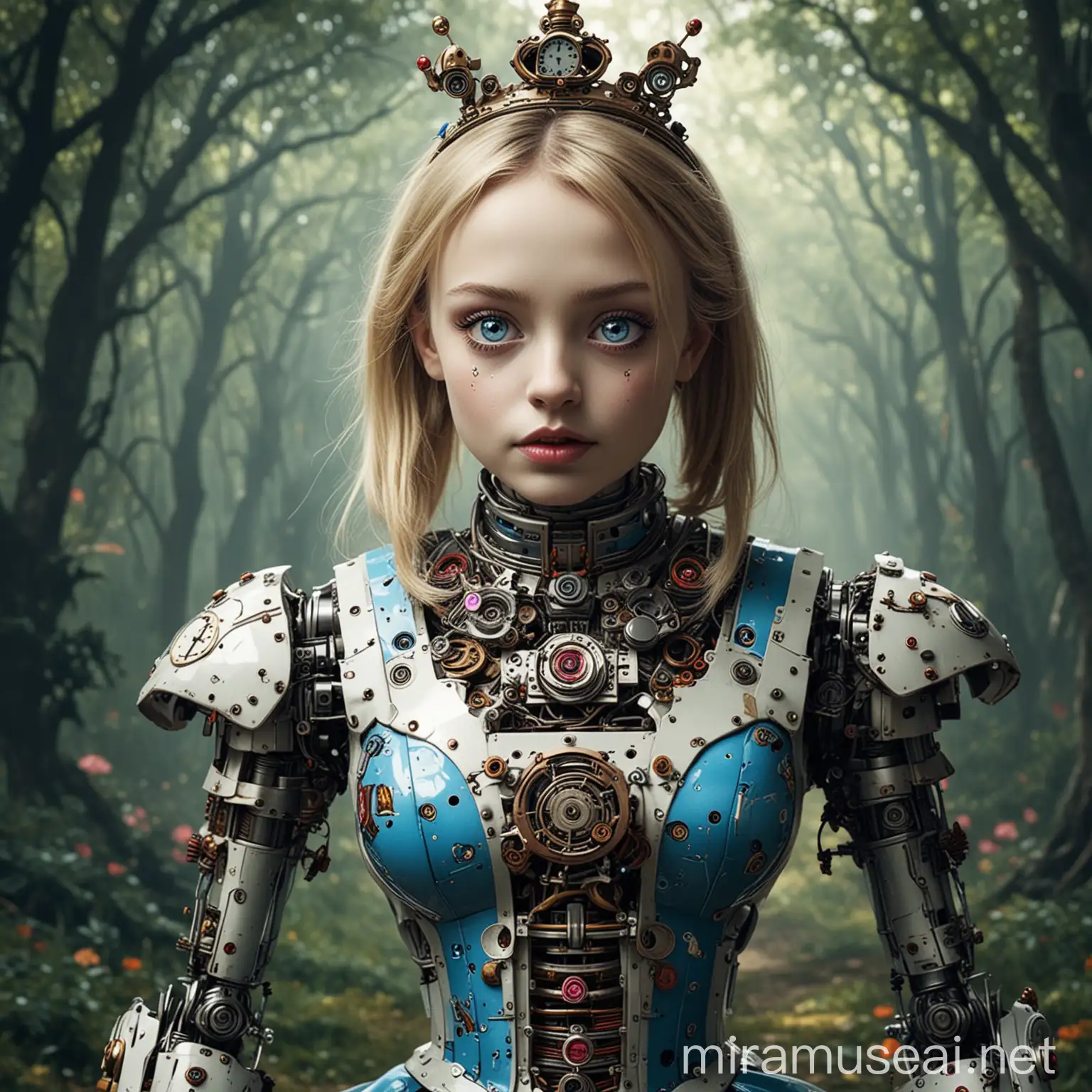 Robot Alice in Wonderland Adventure