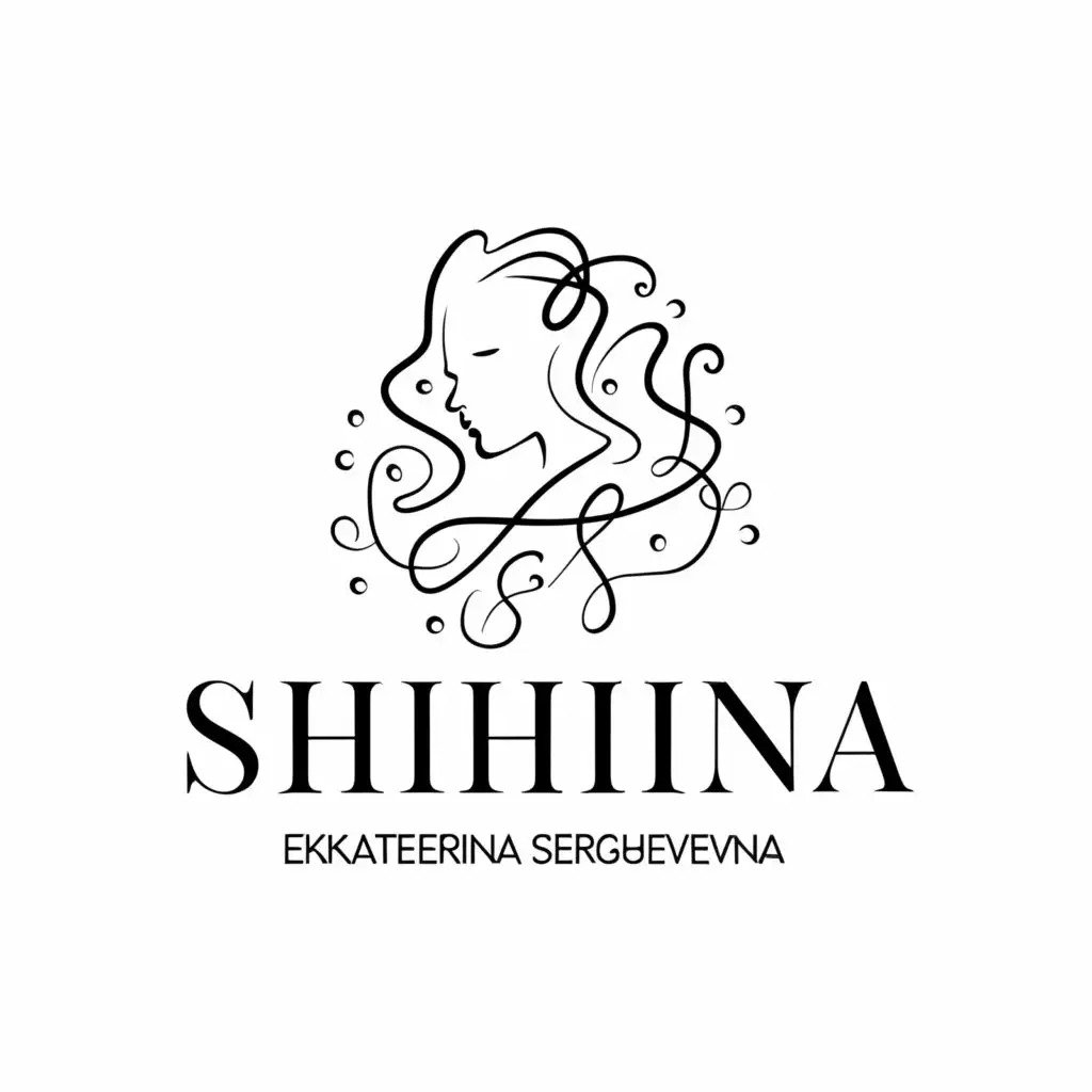 a logo design,with the text "Shchipina Ekaterina Sergeyevna", main symbol:Girl,complex,be used in Beauty Spa industry,clear background