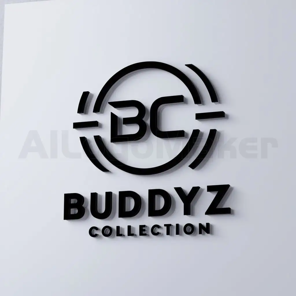 a logo design,with the text "BUDDYZ COLLECTION", main symbol:BC,Moderate,be used in Technology industry,clear background