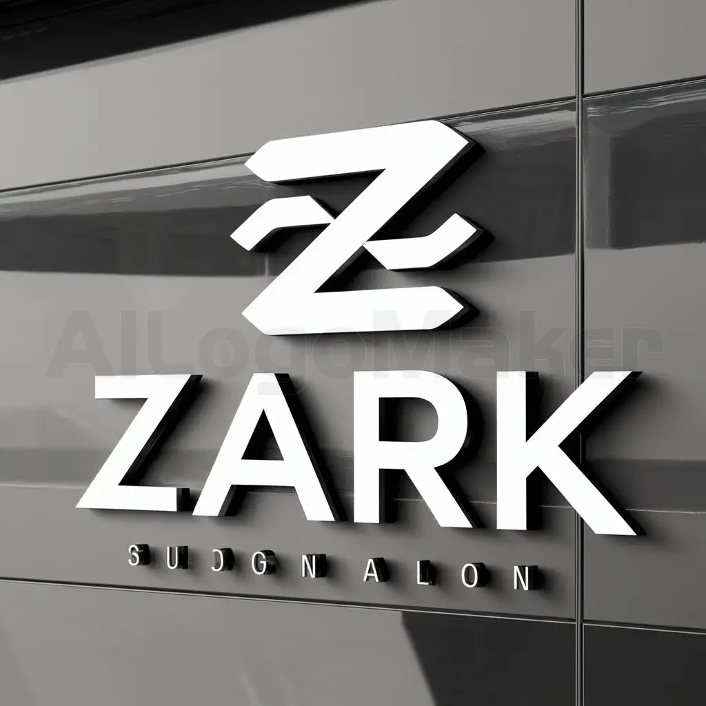 a logo design,with the text "Zark", main symbol:Zark,complex,clear background