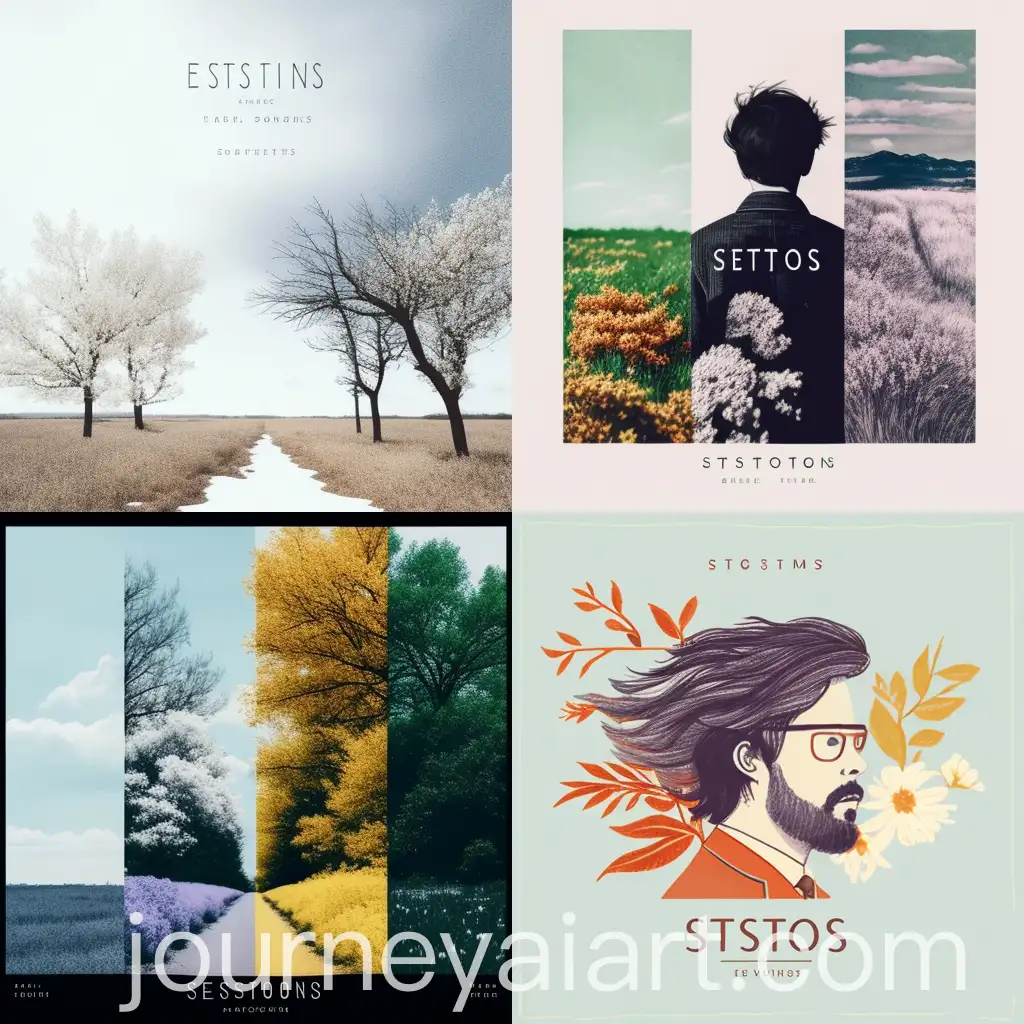 Emotional-Journey-Through-Seasons-EP-Cover-Art-Depicting-Loves-Progression