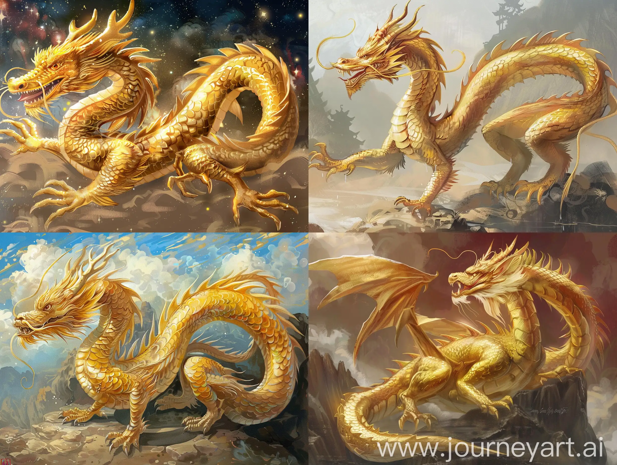 Majestic-FiveClawed-Golden-Dragon-in-Vivid-Colors