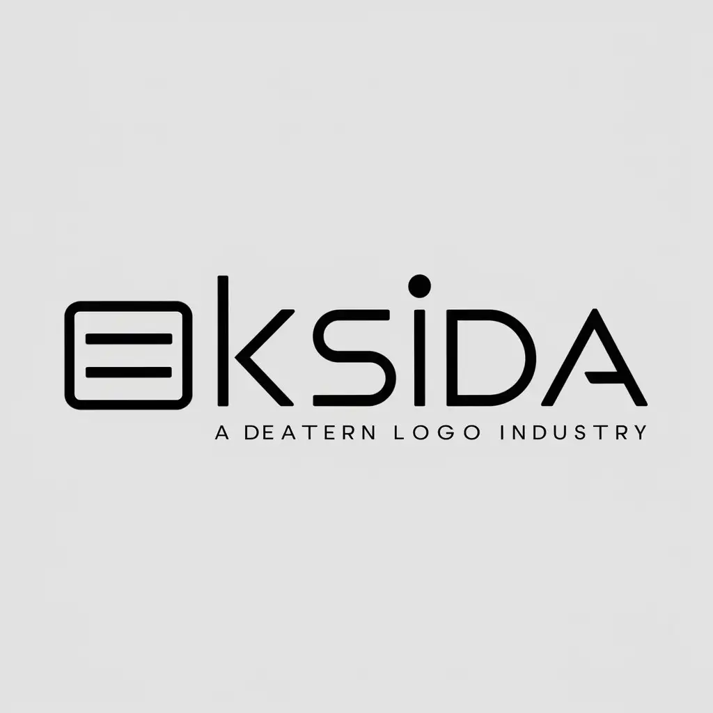 a logo design,with the text "kesida", main symbol:battery,Minimalistic,be used in number digital industry,clear background