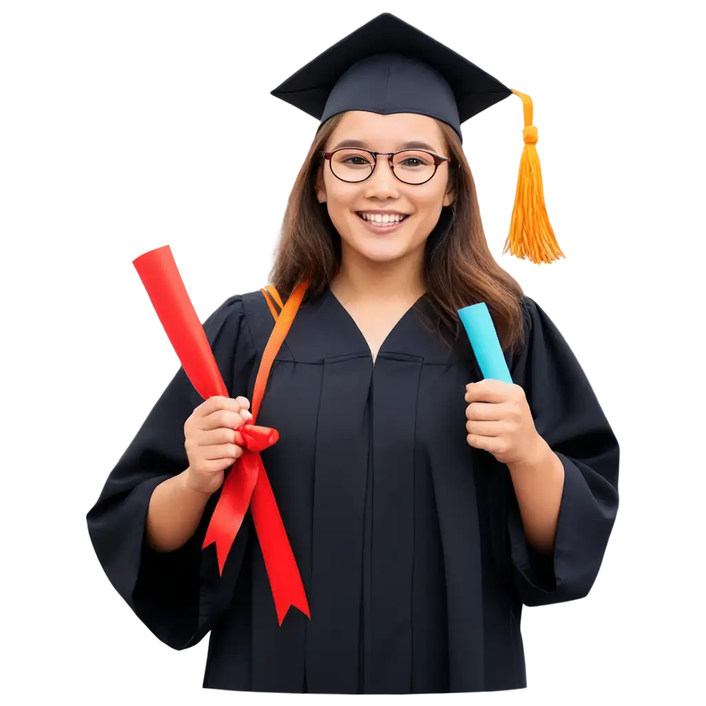 Cartoon-Graduate-with-Ribbon-PNG-Celebrate-Achievements-with-Whimsical-Charm