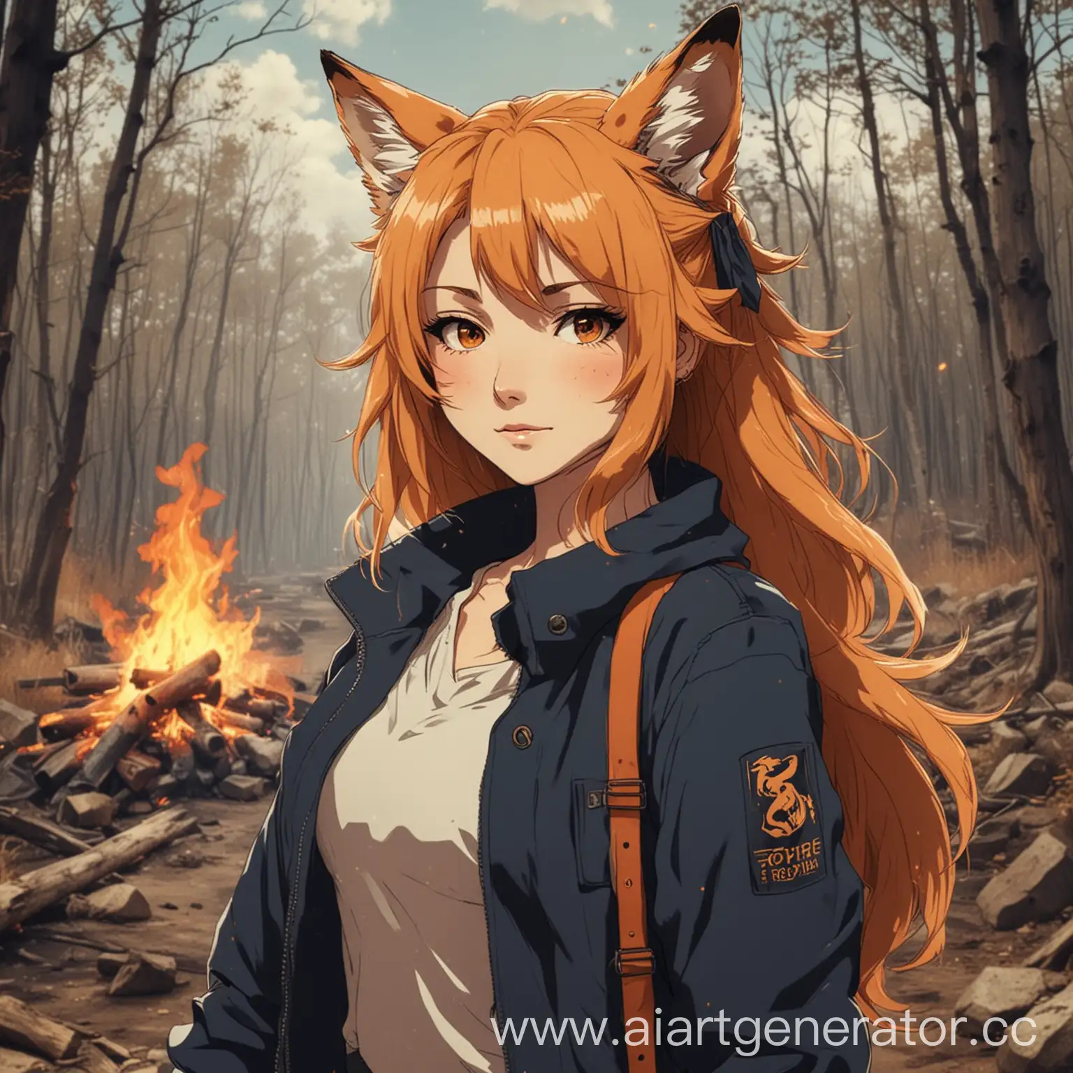 Anime-Style-Foxfire-Enchanting-Fox-Spirits-in-Vibrant-Anime-Art