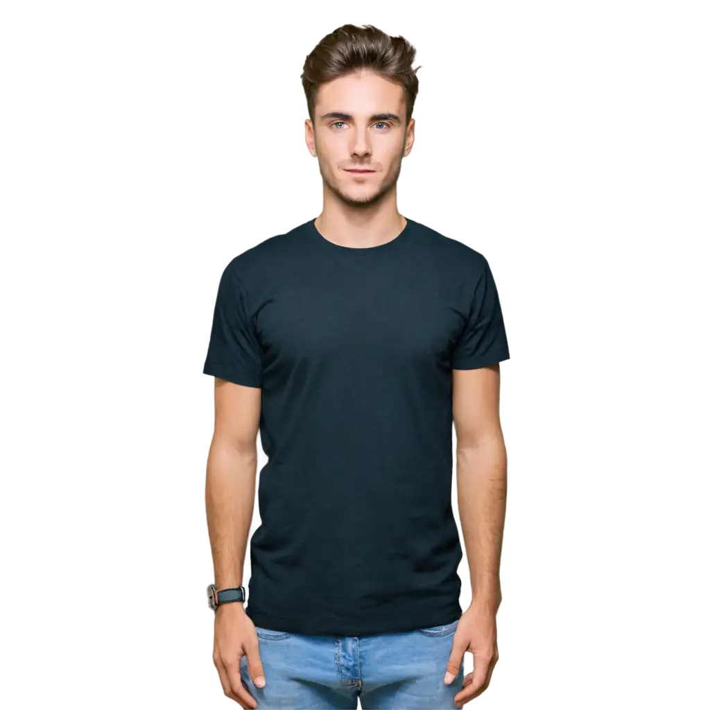 Premium-Quality-Black-TShirt-PNG-Elevate-Your-Online-Store-with-HighResolution-Apparel-Images