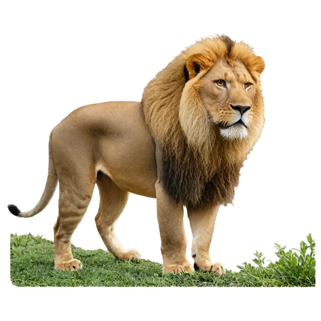 Exquisite-Lion-in-the-Jungle-A-HighQuality-PNG-Image