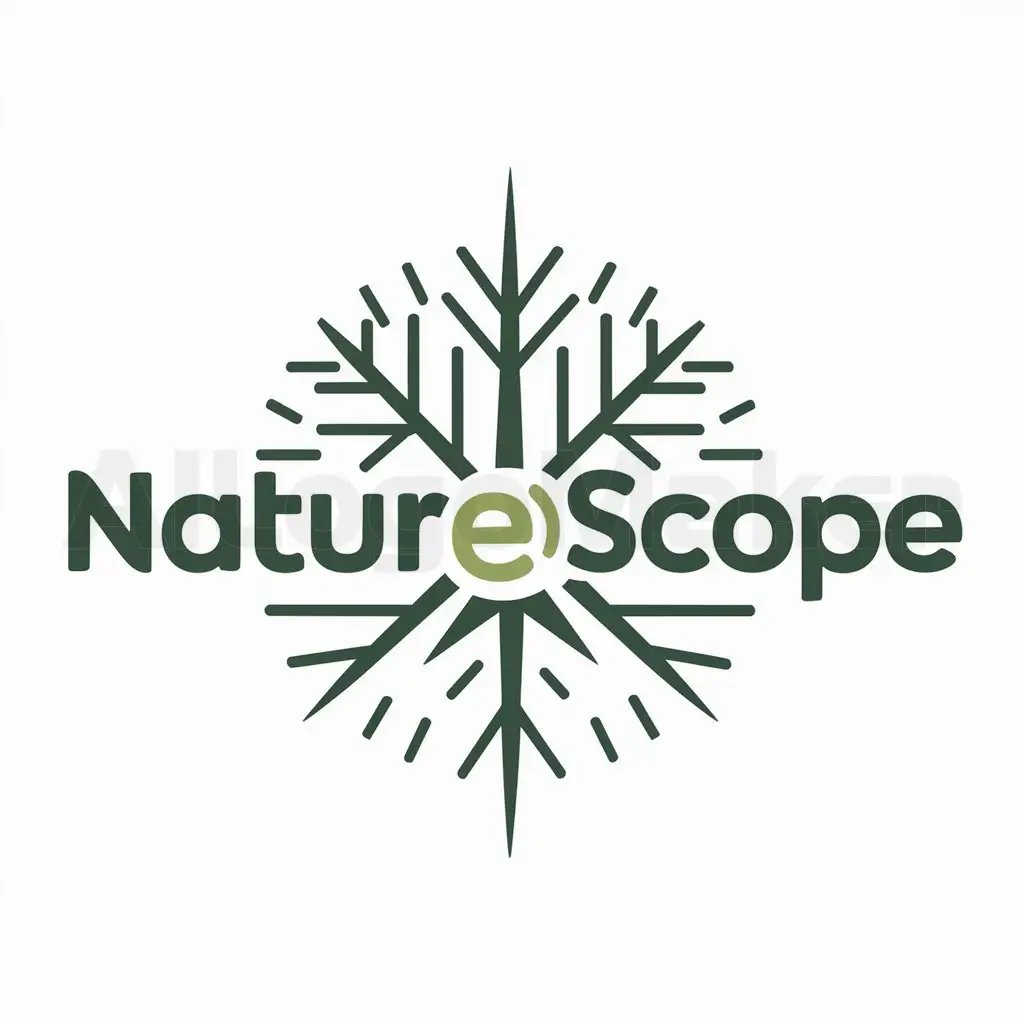 a logo design,with the text "NatureScope", main symbol:I need a logo for my fact youtube channel,Moderate,be used in Education industry,clear background