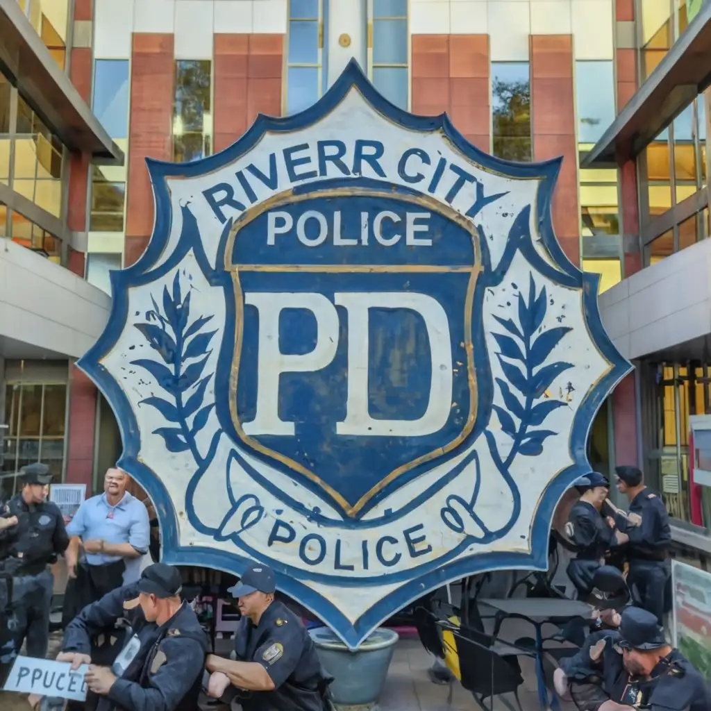 change the blow text to River City PD