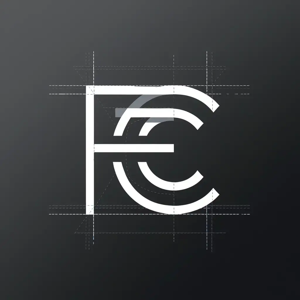 LOGO-Design-for-Methods-Between-Geometric-F-and-C-Shapes-in-Minimalistic-Modern-Style