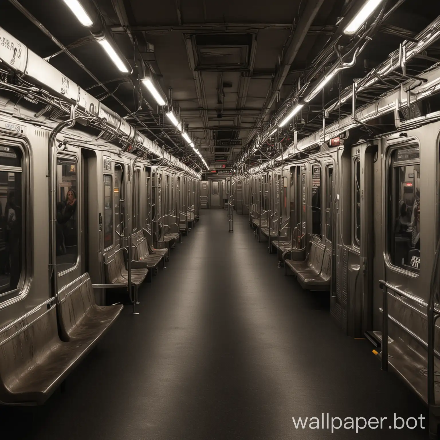 Realistic New york subway